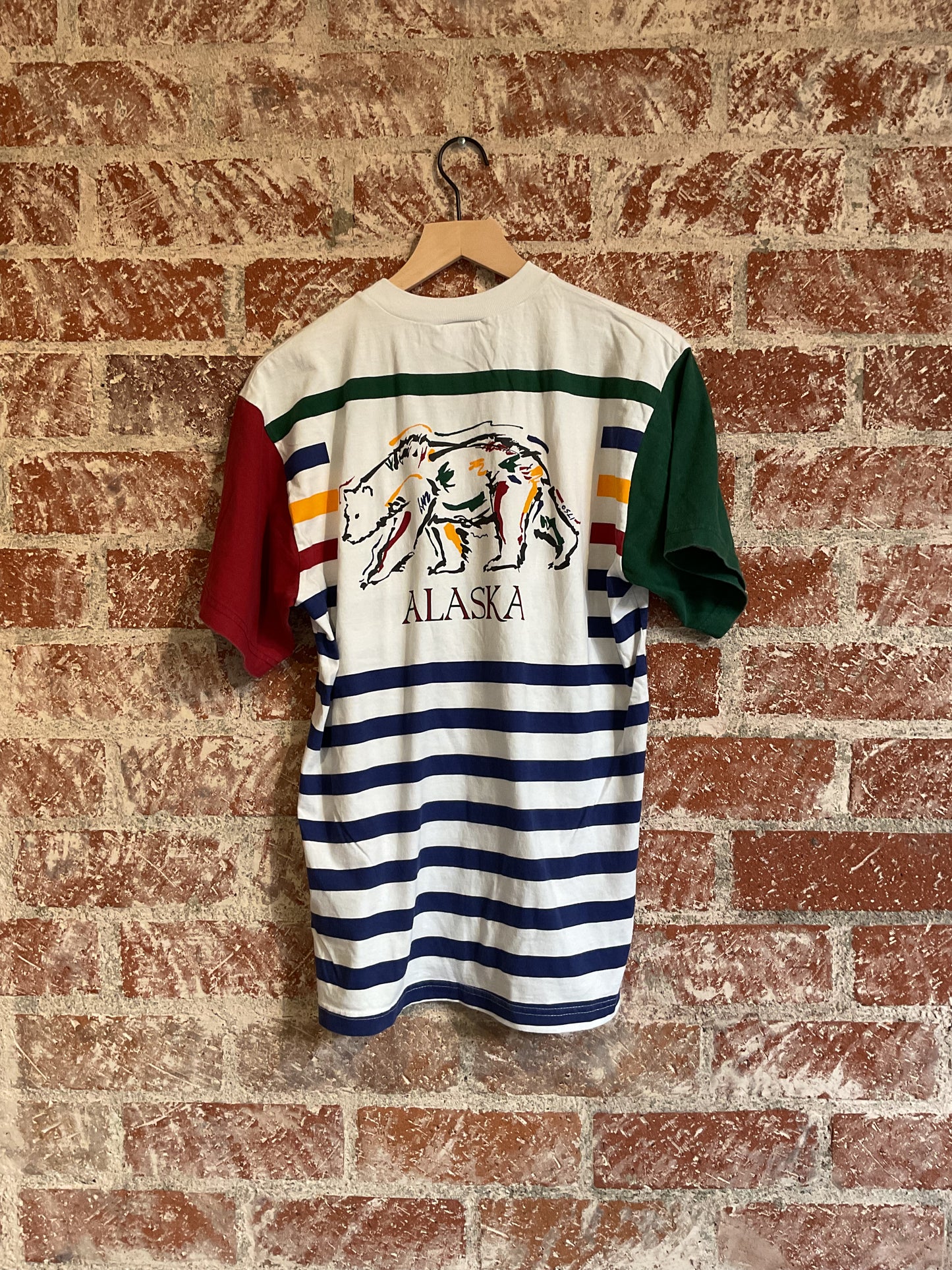 Vintage Tee: Alaskan Bear Stripes