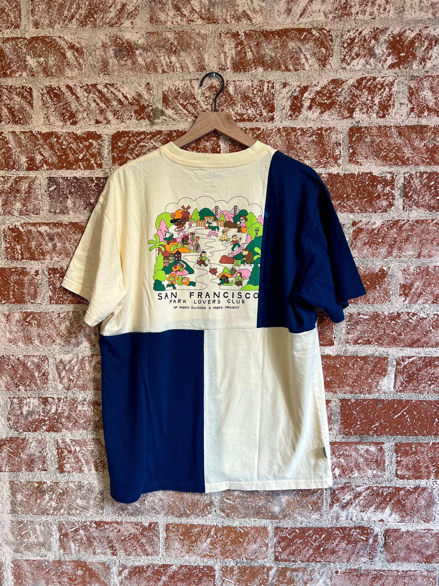 Remade Tee: San Francisco Park Lovers Blue