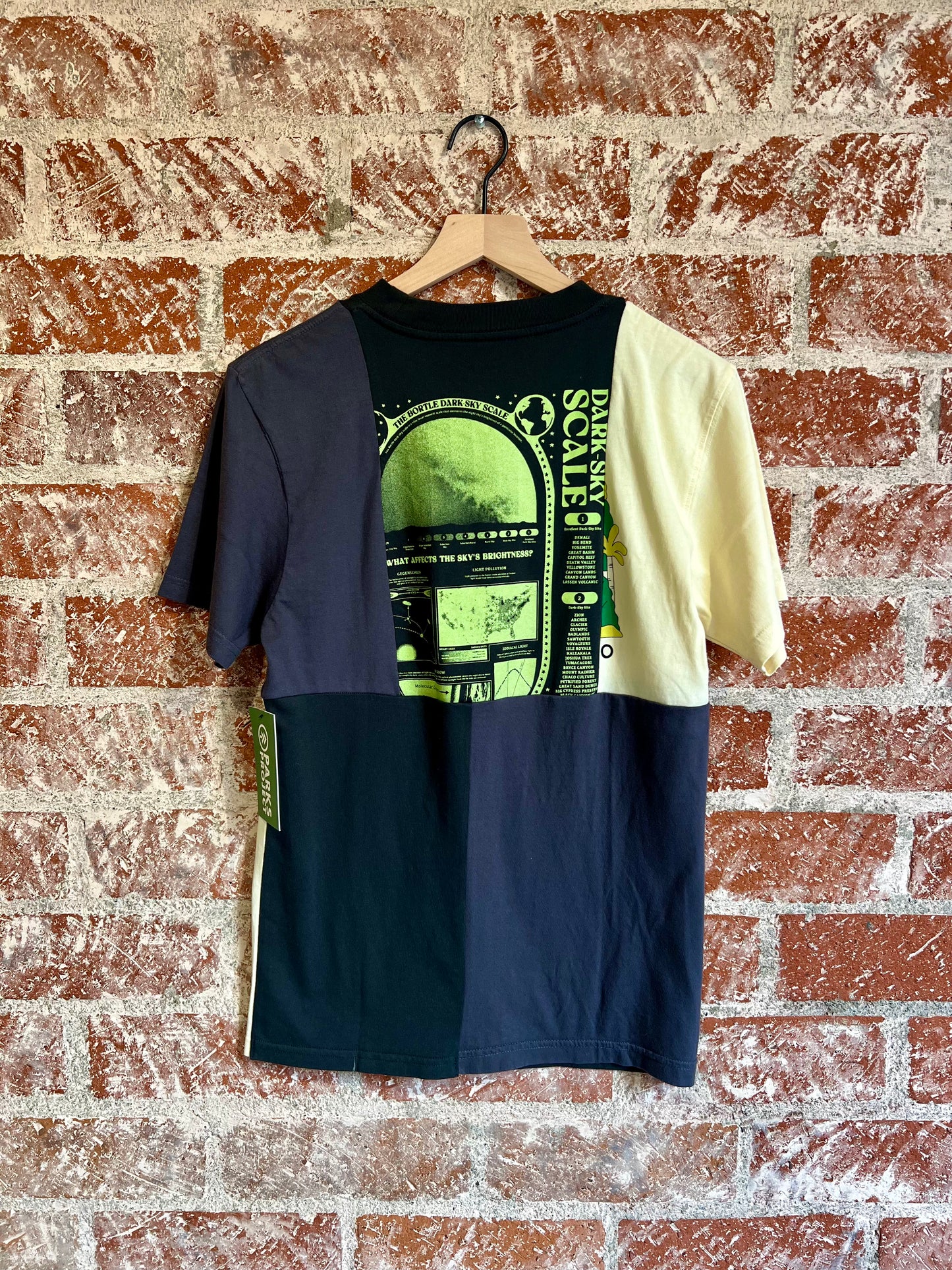 Remade Tee XS: Dark Sky Scale