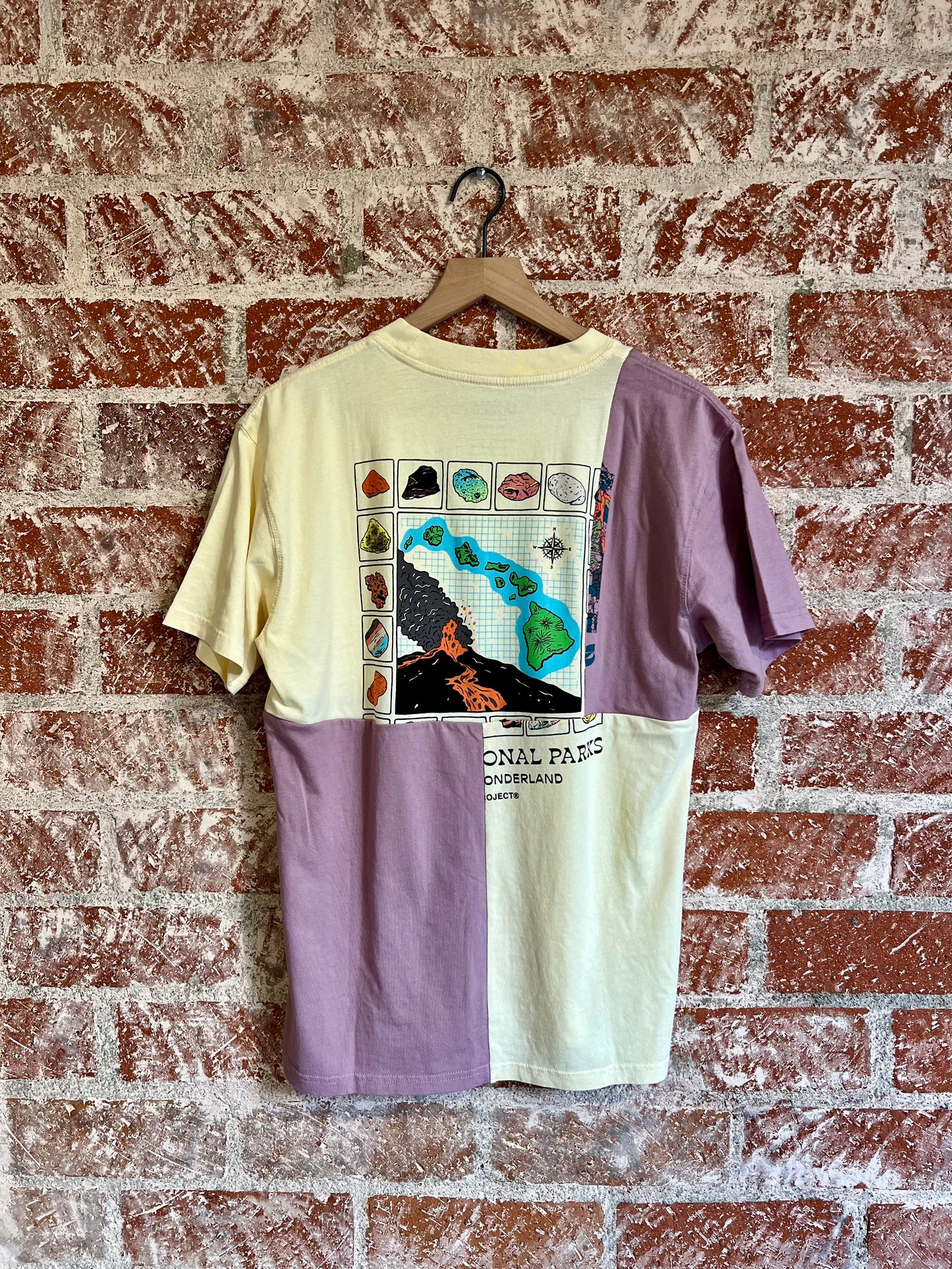Remade Tee S: Hawai'i Volcano Purple