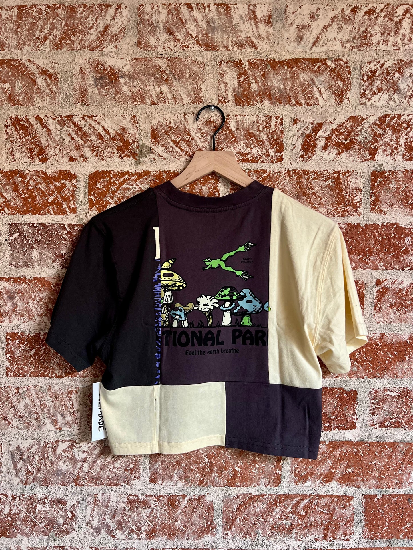 Remade Crop Tee XS: Feel the Earth