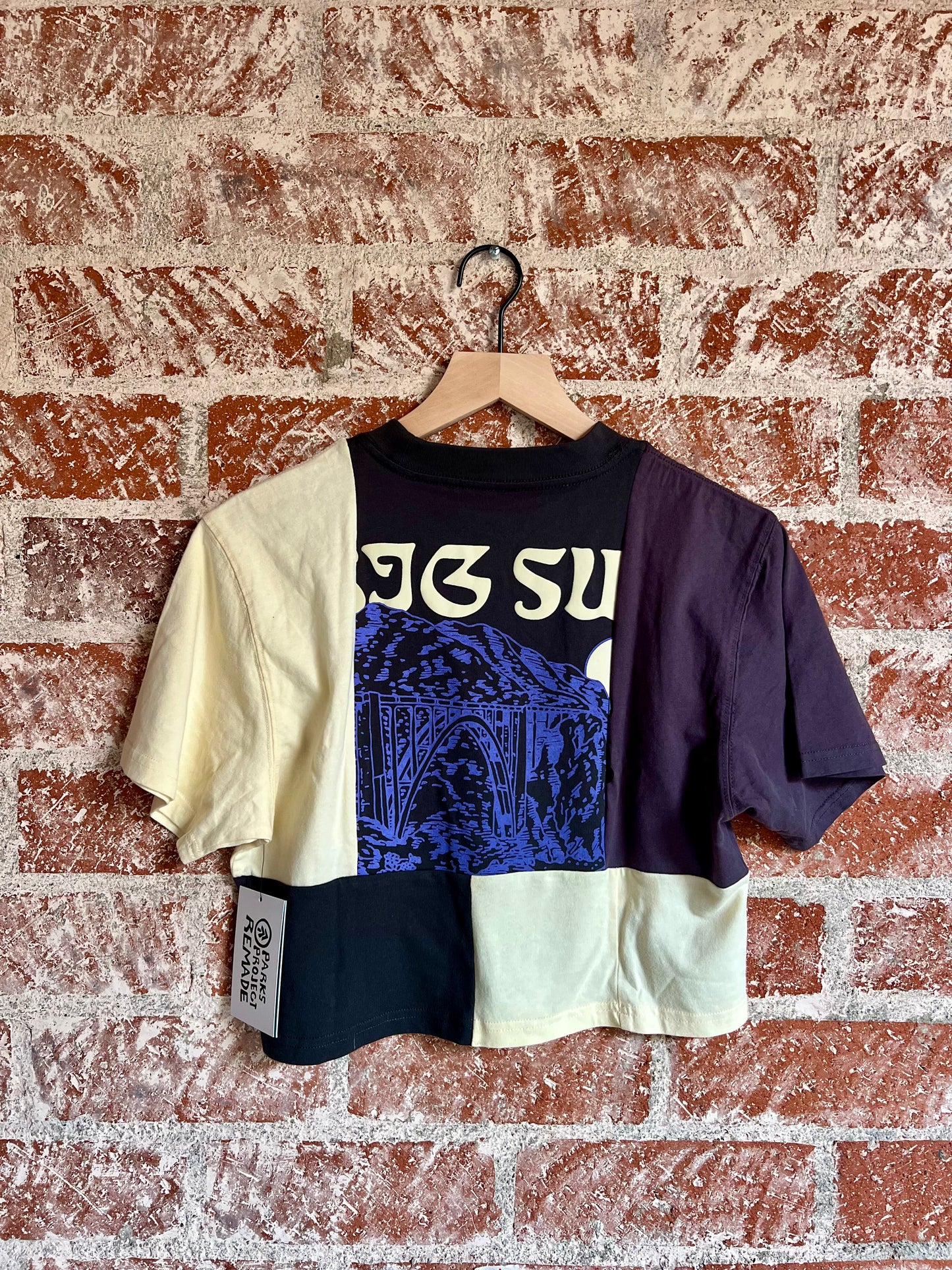 Remade Crop Tee S: Big Sur