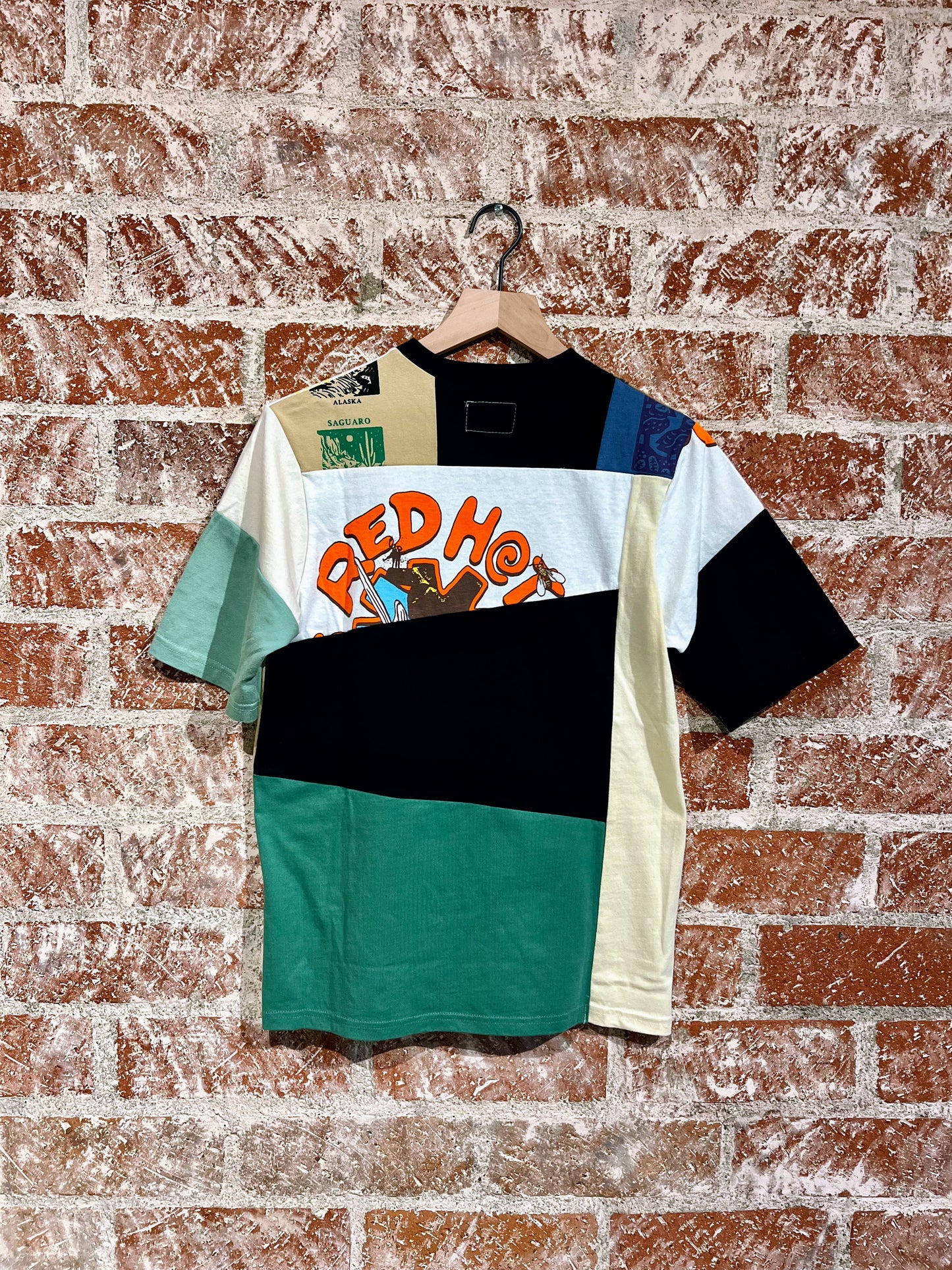 Remade Tee XS: National Parks Checklist Beige