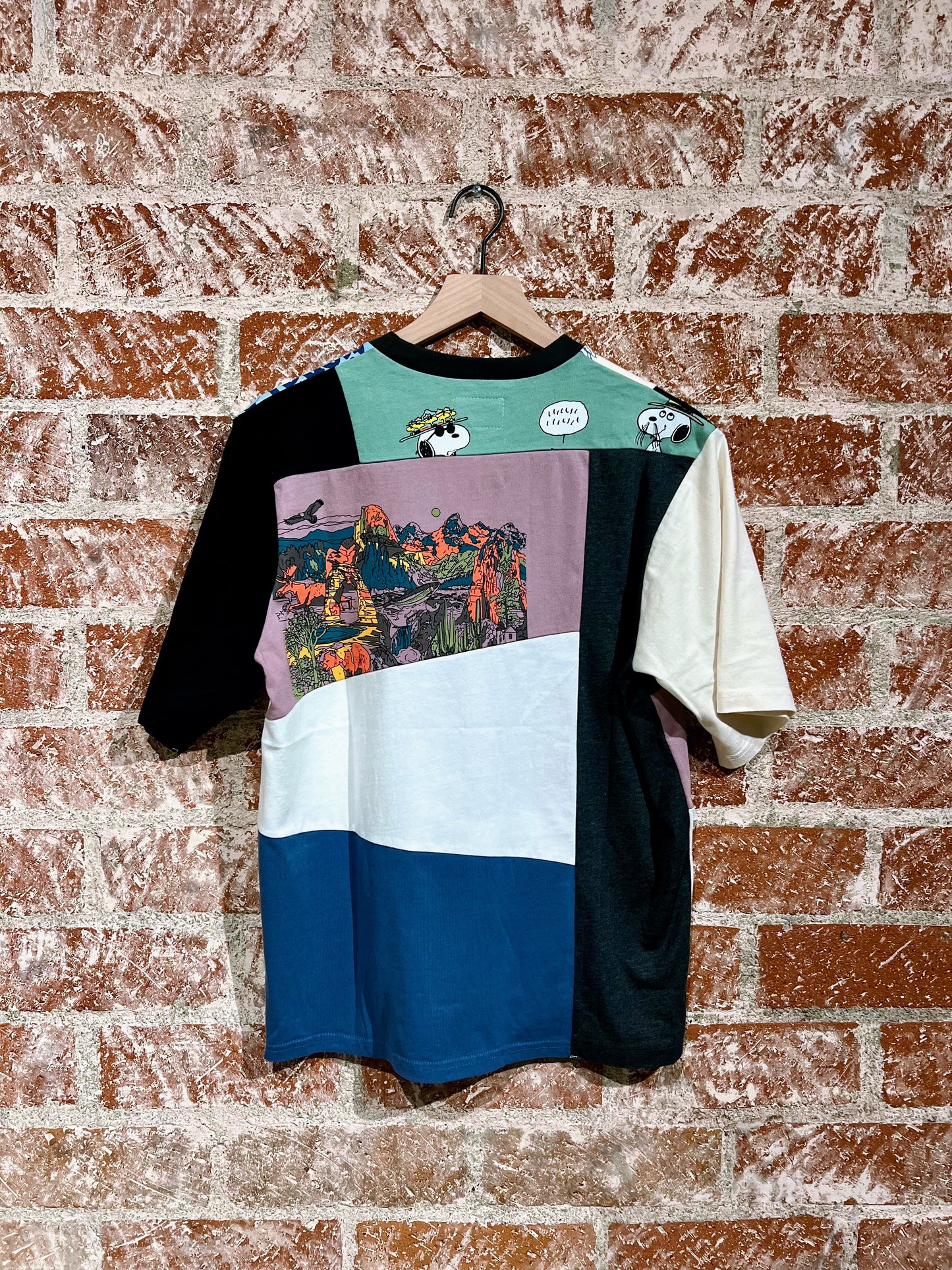 Remade Tee M: National Parks Purple