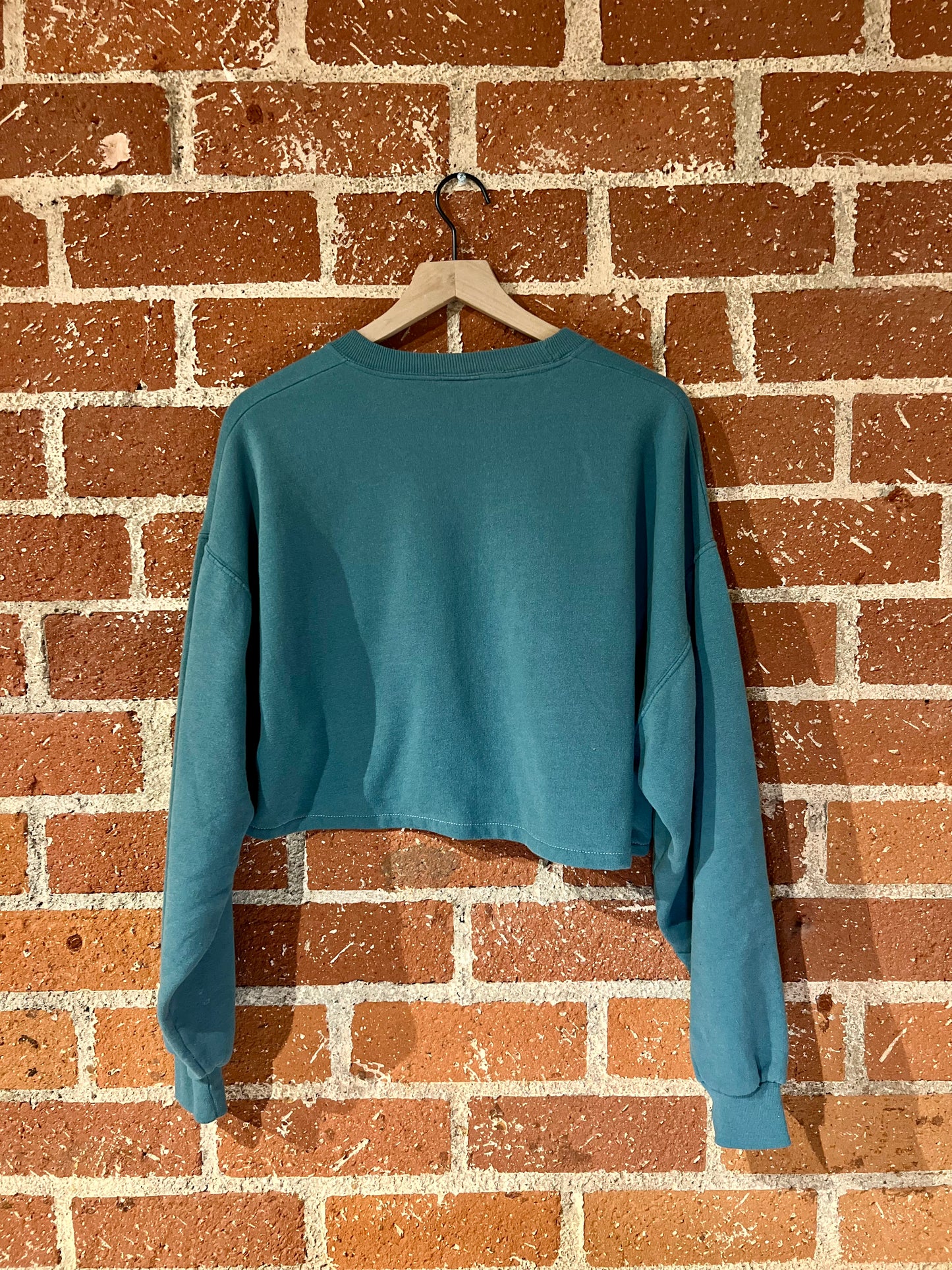 Vintage Cropped Crew L: Alaskan Frontier Map