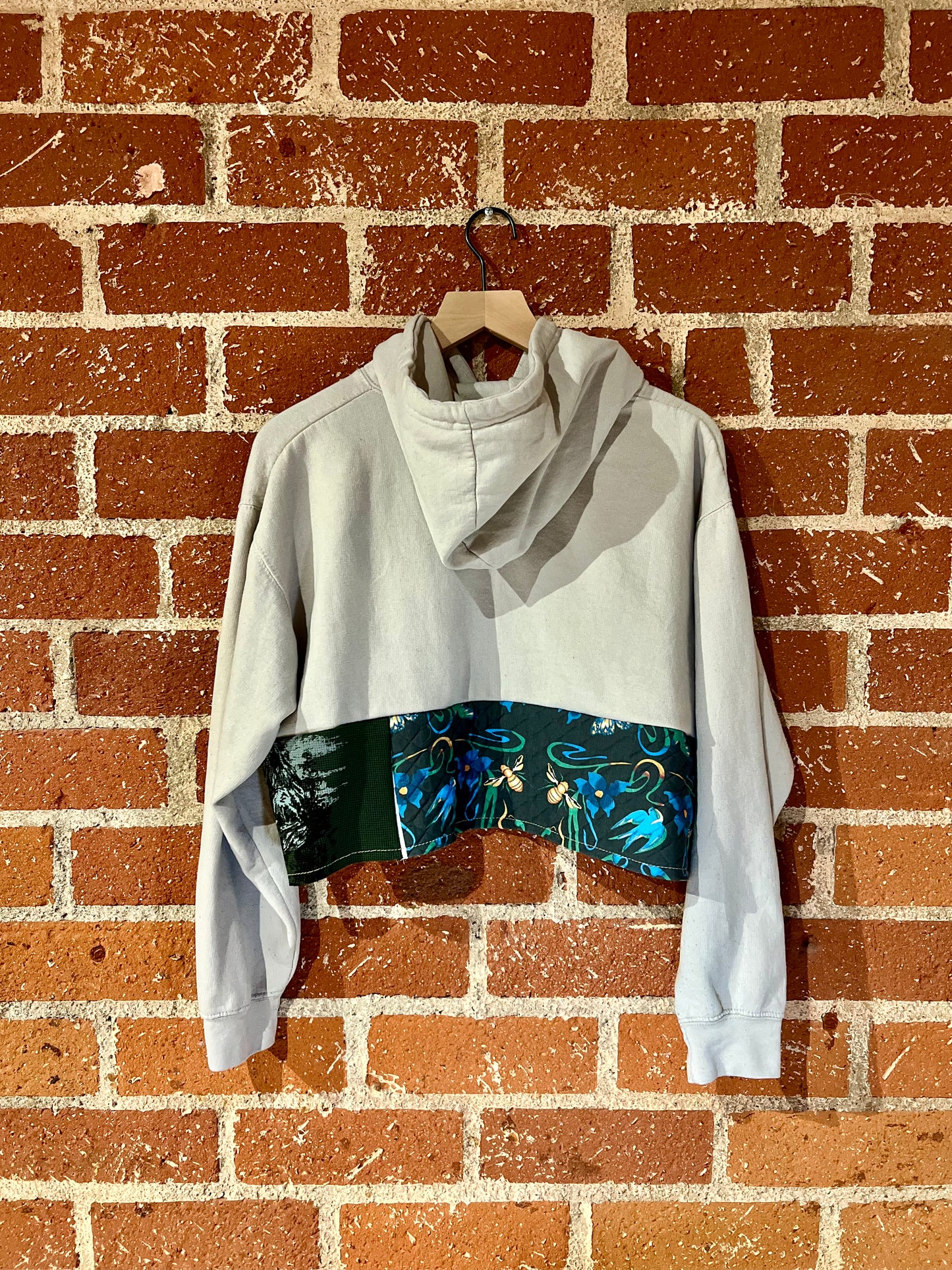 Vintage Remade Cropped Crew L: Yellowstone National Park