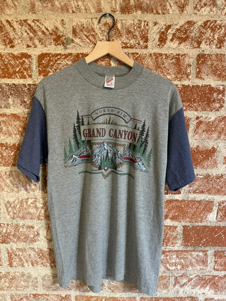 Remade Tee: Grand Canyon North Rim Grey