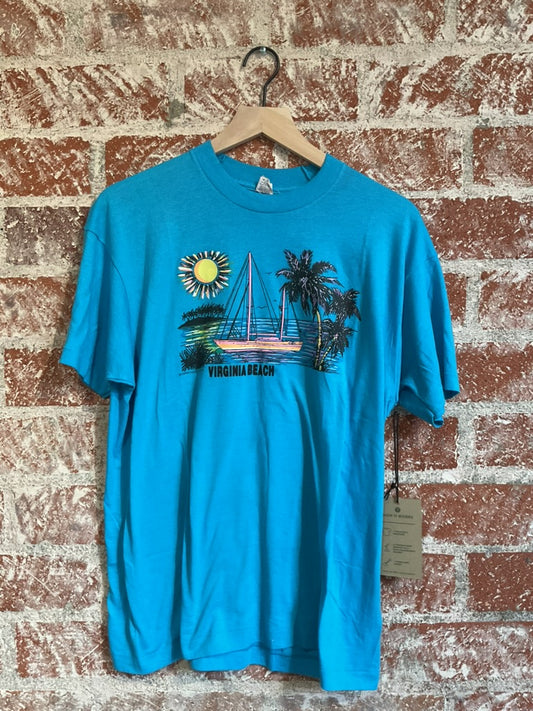 Vintage Tee: Virginia Beach Blue