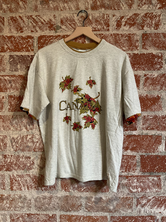 Vintage Tee: Canadian Maple Leaves