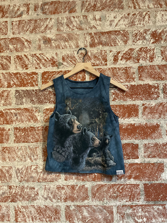 Remade: Recut Tank: Black Bear Country