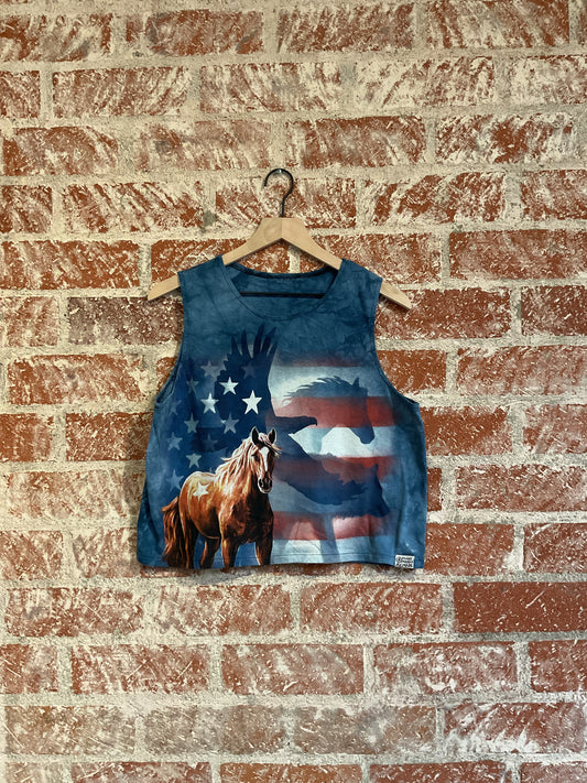 Remade: Recut Tank: American Horses