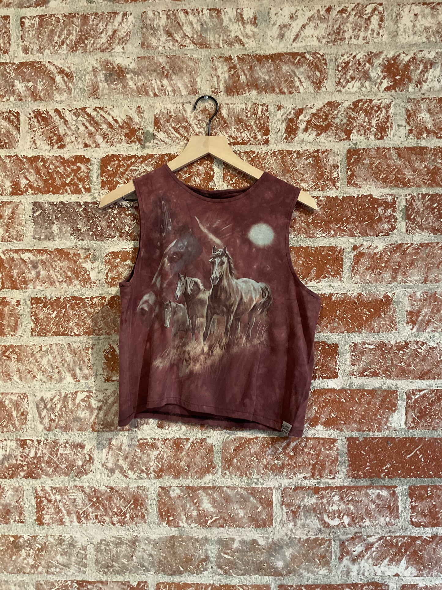 Remade: Recut Tank: Red Horses
