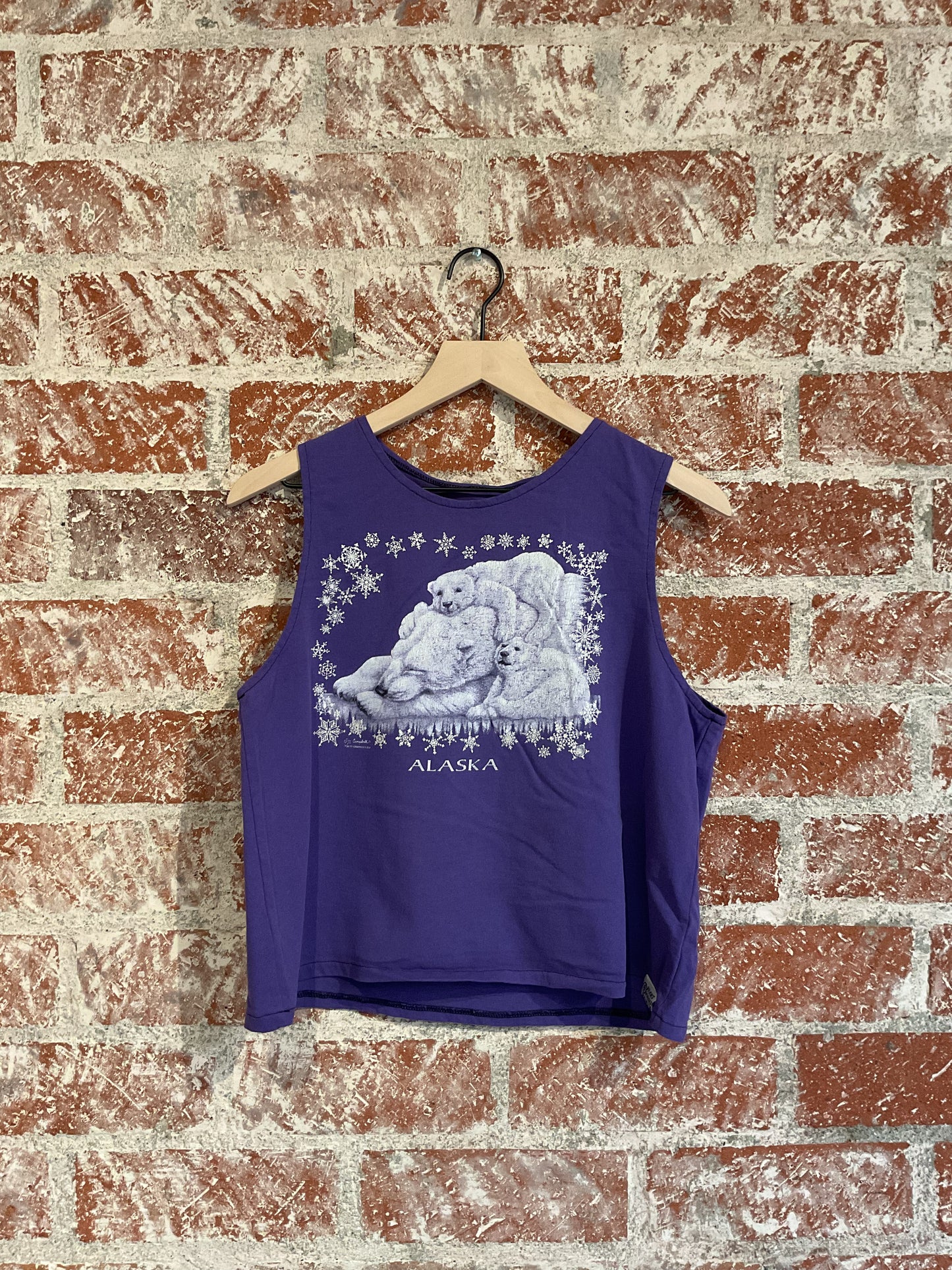 Remade: Recut Tank: Alaskan Polar Bears