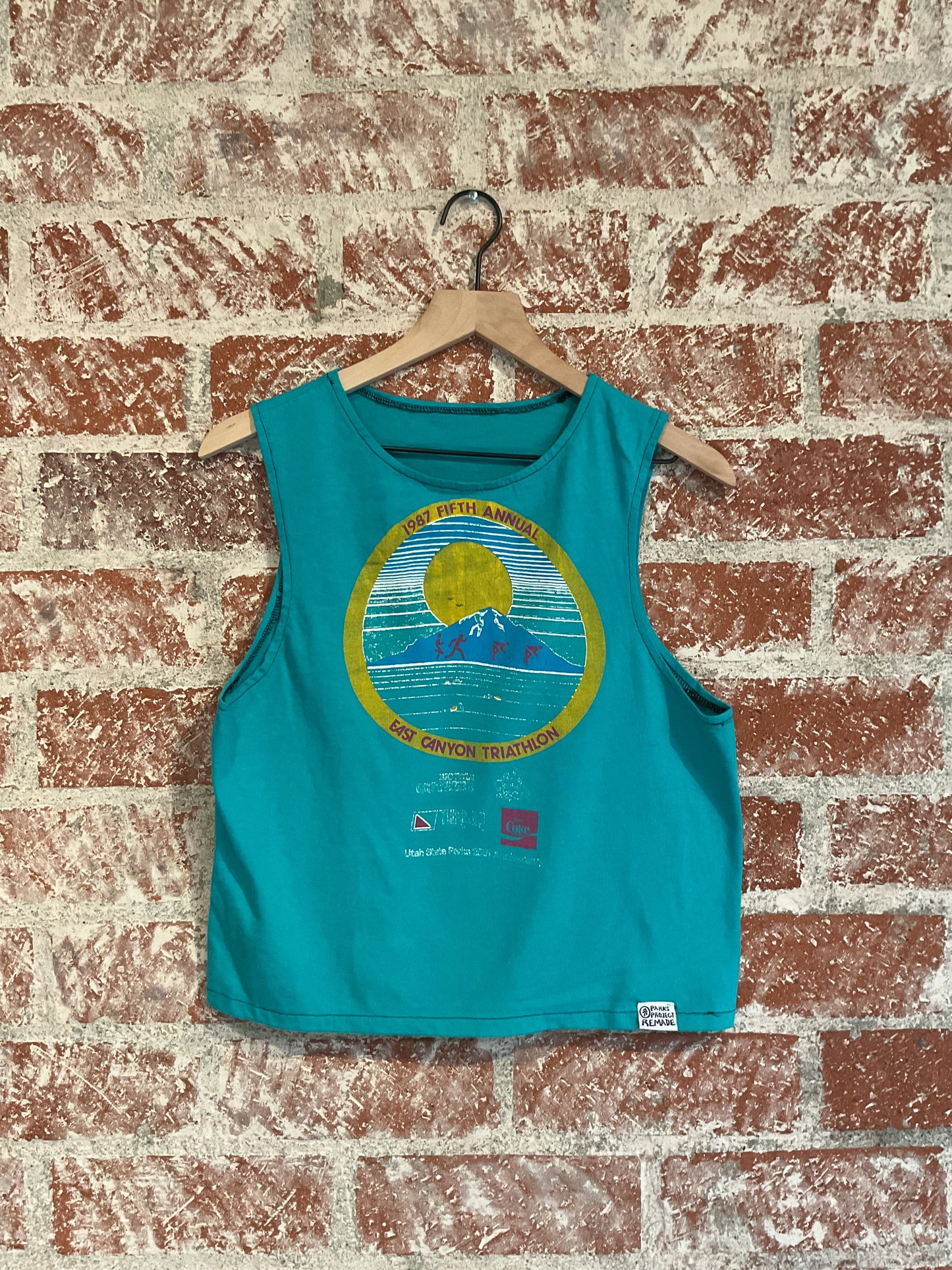 Remade: Recut Tank: 1987 East Canyon Triathlon