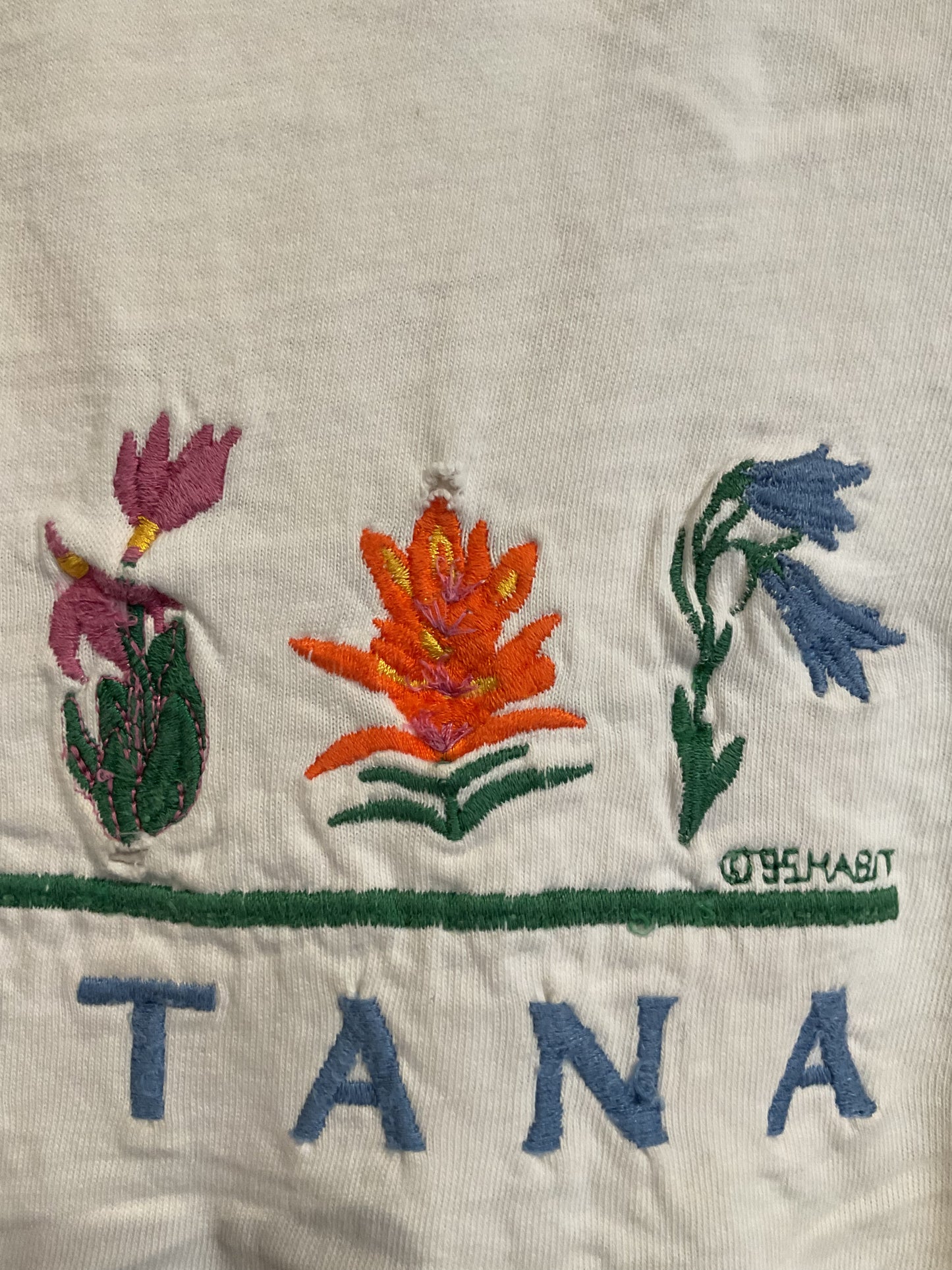 Remade: Recut Tank: Montana Floral Embroidered