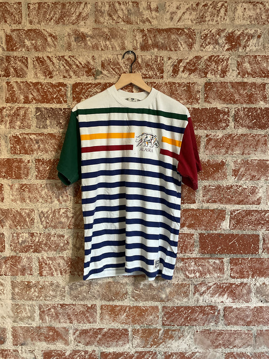 Vintage Tee: Alaskan Bear Stripes