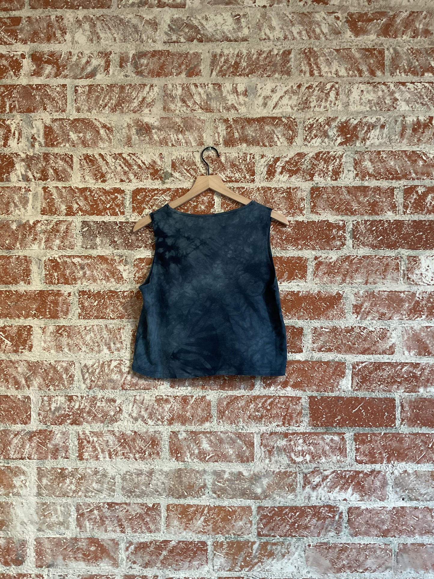 Remade: Recut Tank: Midnight Bear Blue