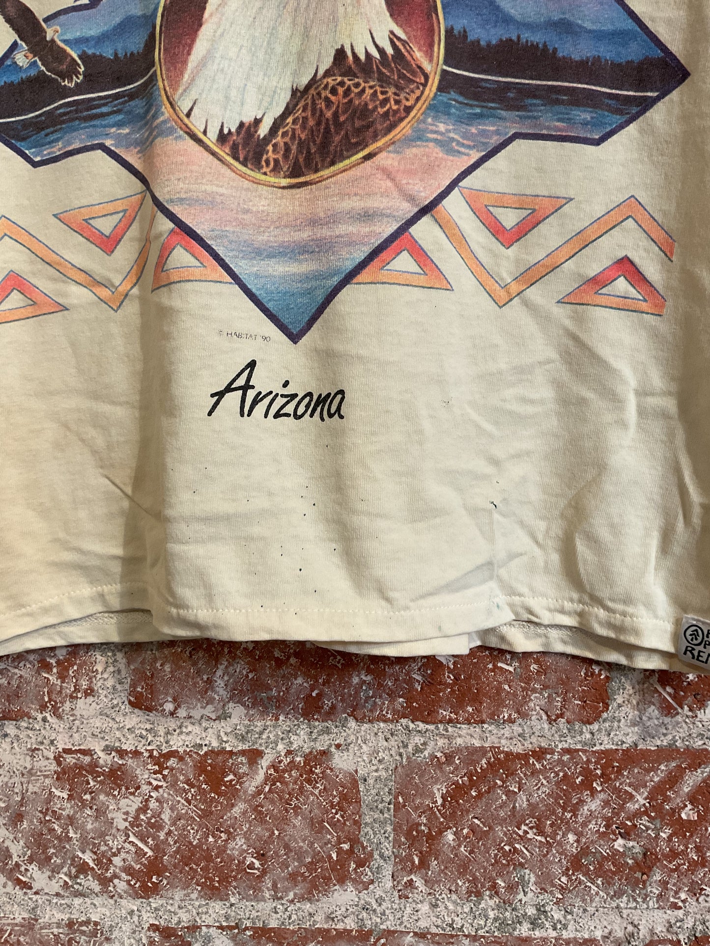 Remade: Recut Tank: Geo Eagle Alaska