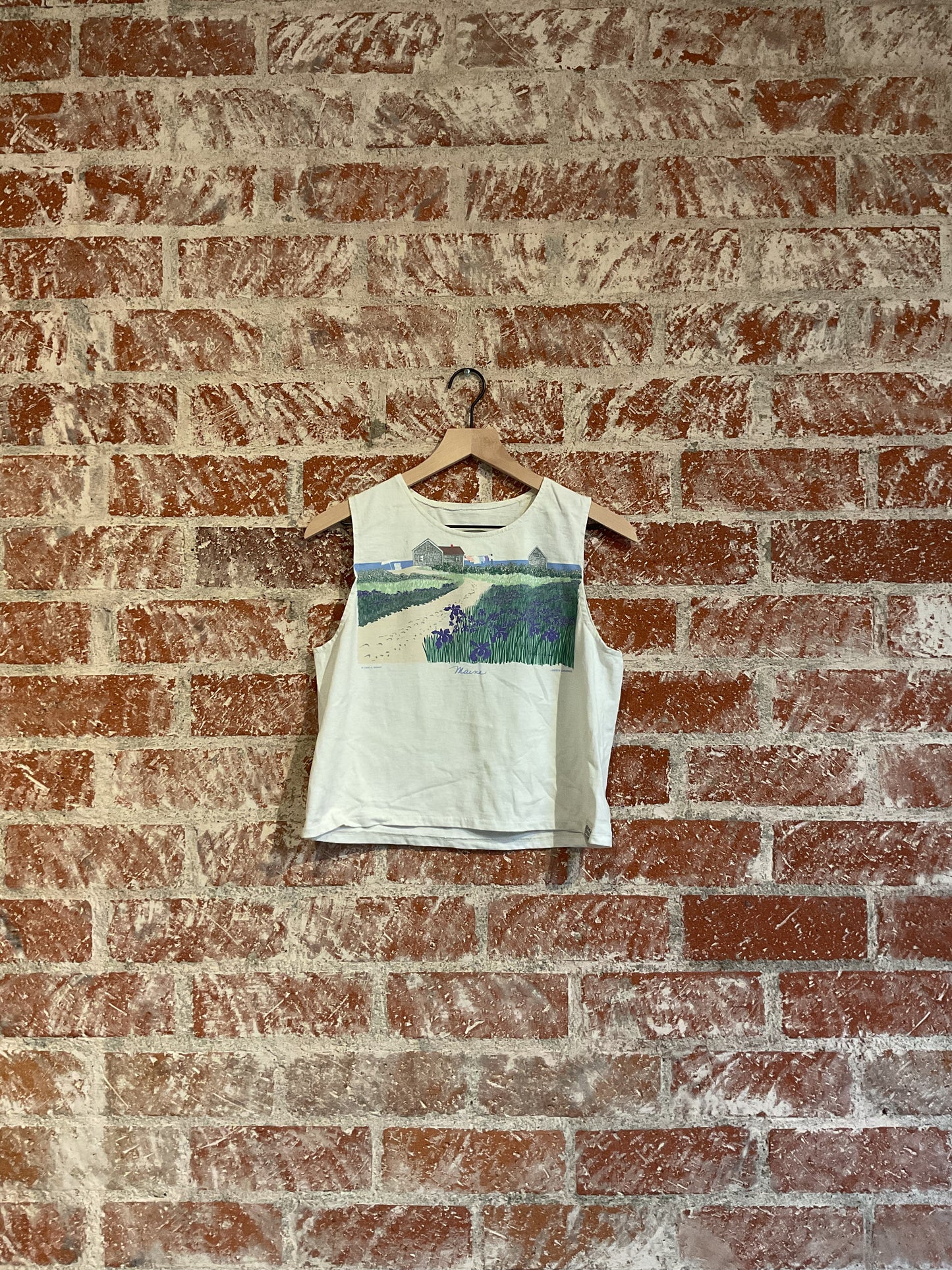 Remade: Recut Tank: Maine Clouds