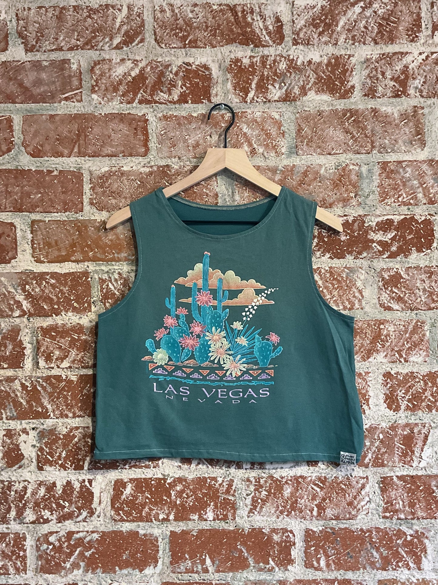 Remade Tank S: Las Vegas Cactus Flowers