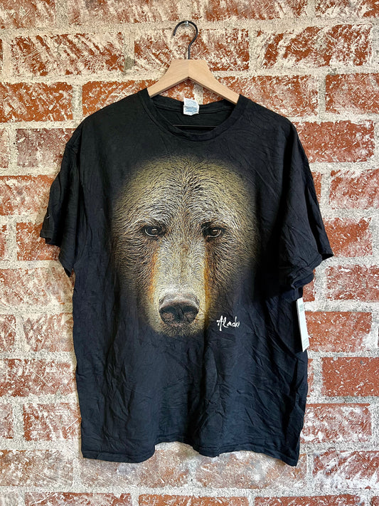 Vintage Tee: Alaska Brown Bear Face