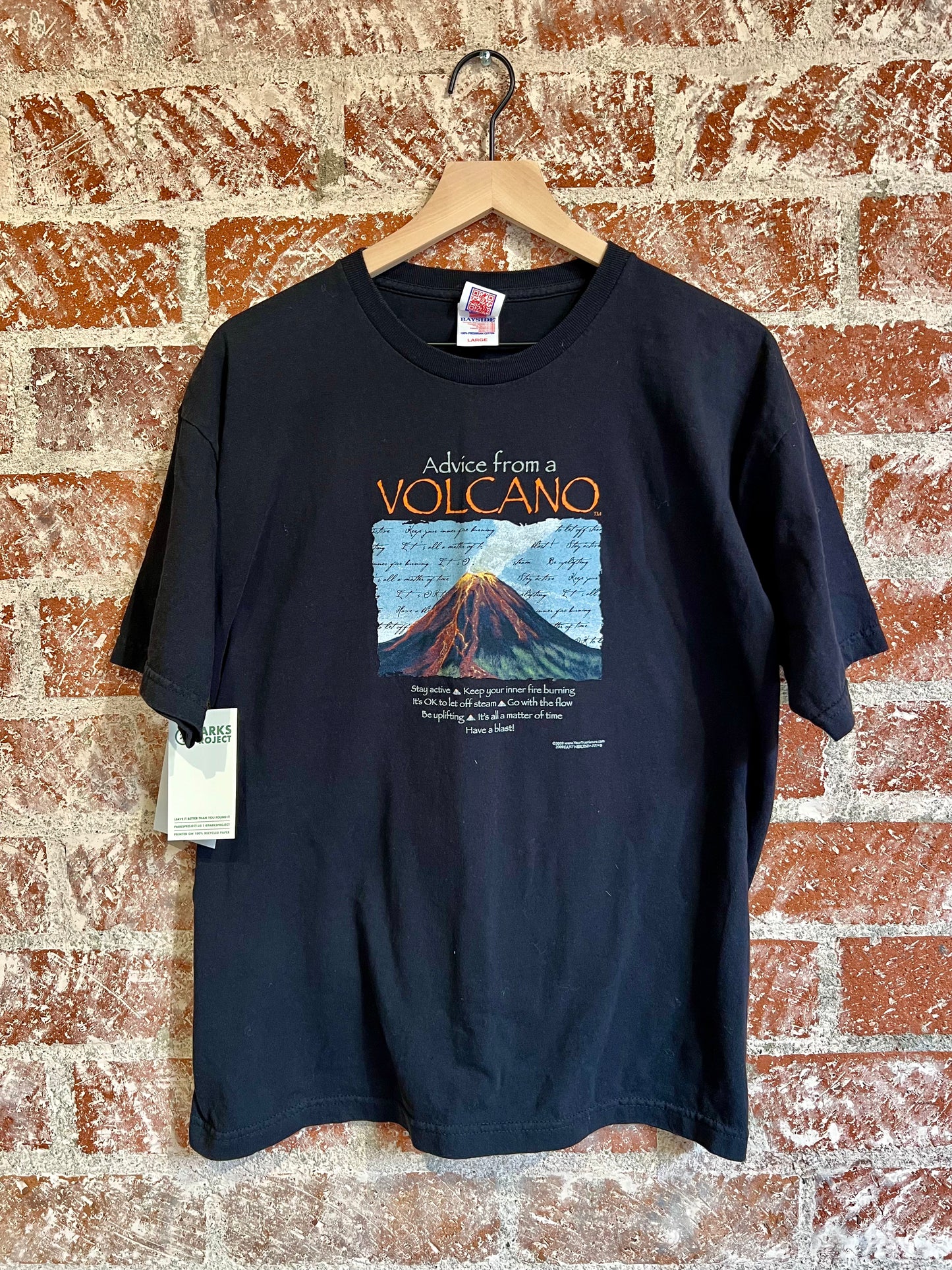 Vintage Tee: Advice from a Volcano