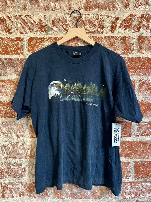 Vintage Tee: Oklahoma Bald Eagle