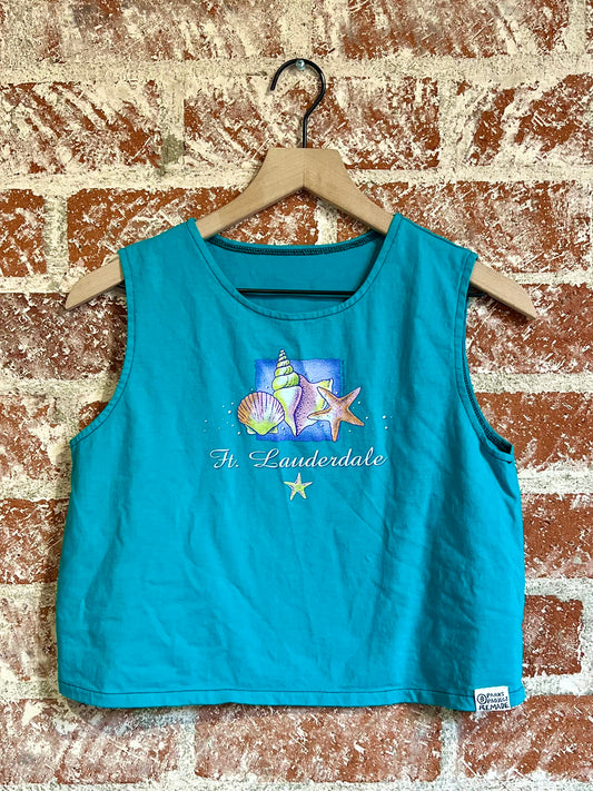 Remade: Recut Tank: Ft. Lauderdale Seashore