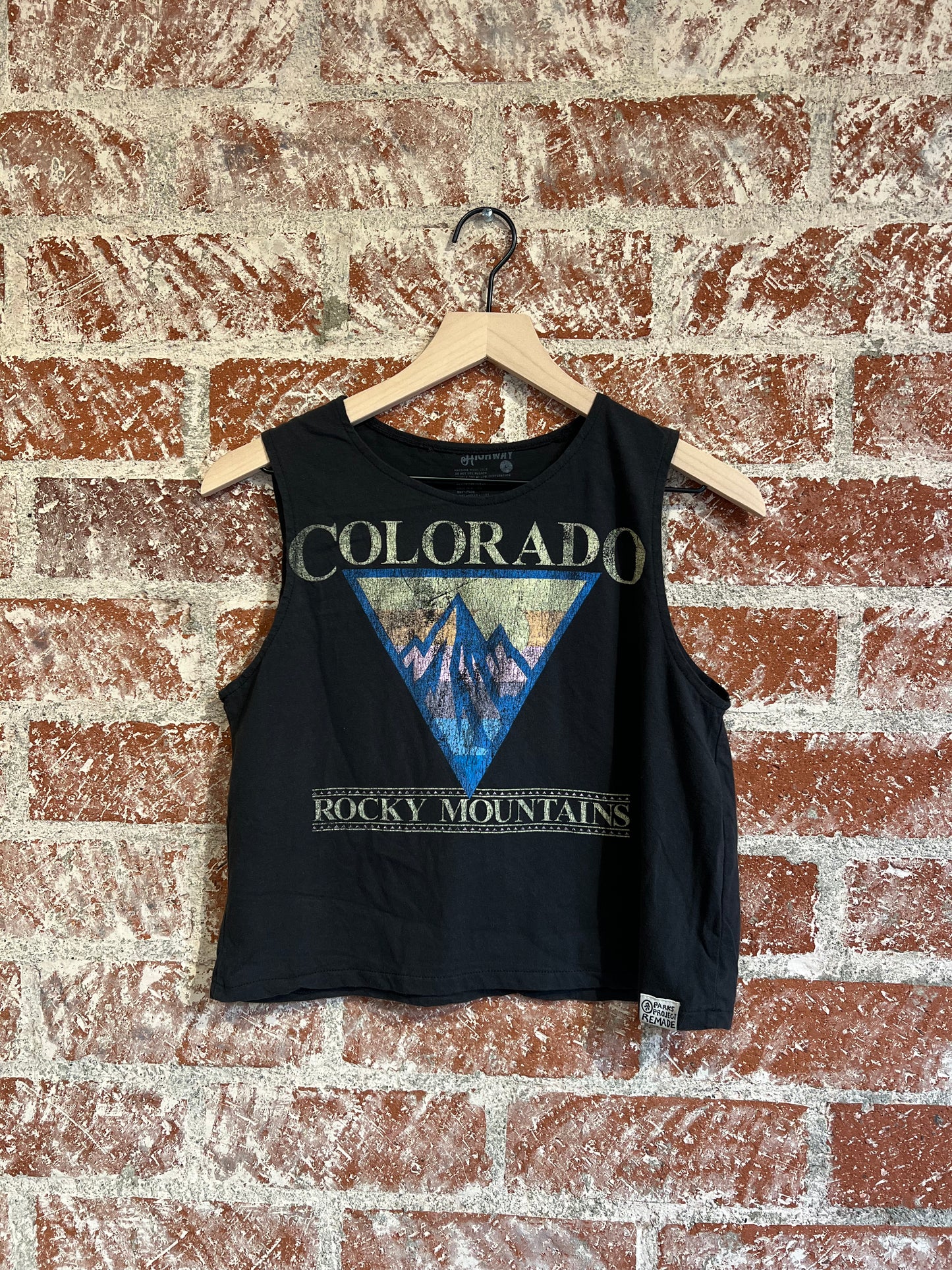 Remade: Recut Tank: Rocky Mountain Triangle