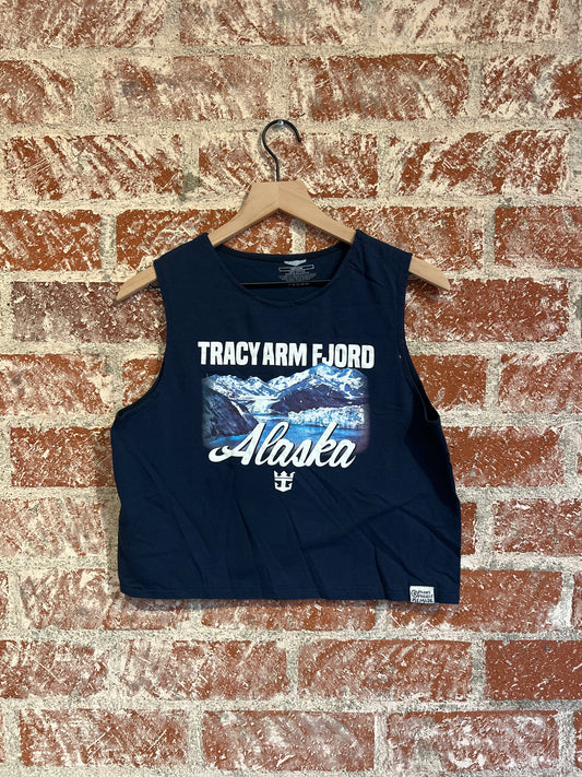 Remade: Recut Tank: Tracy Arm Fjord