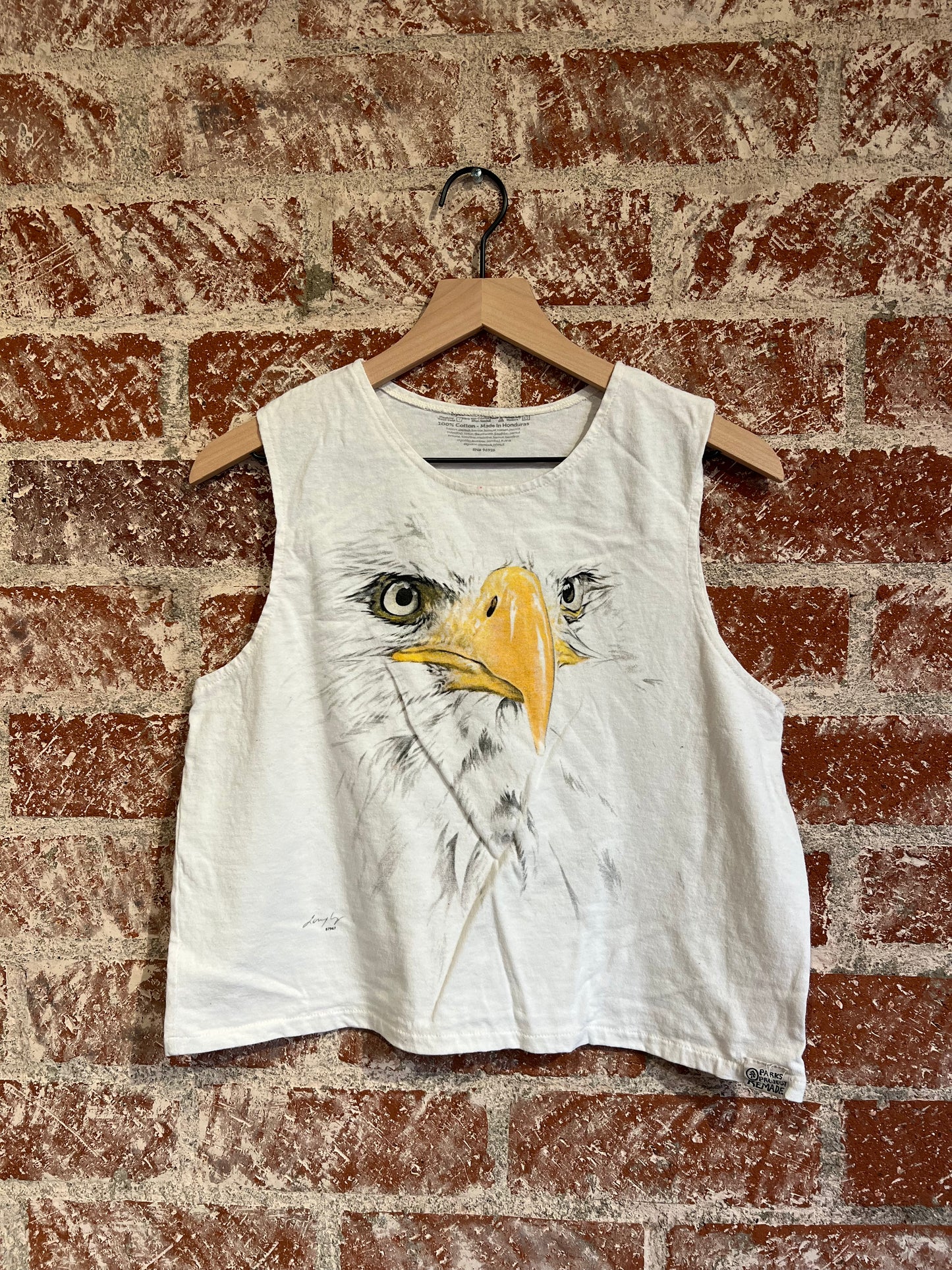 Remade: Recut Tank: White Eagle