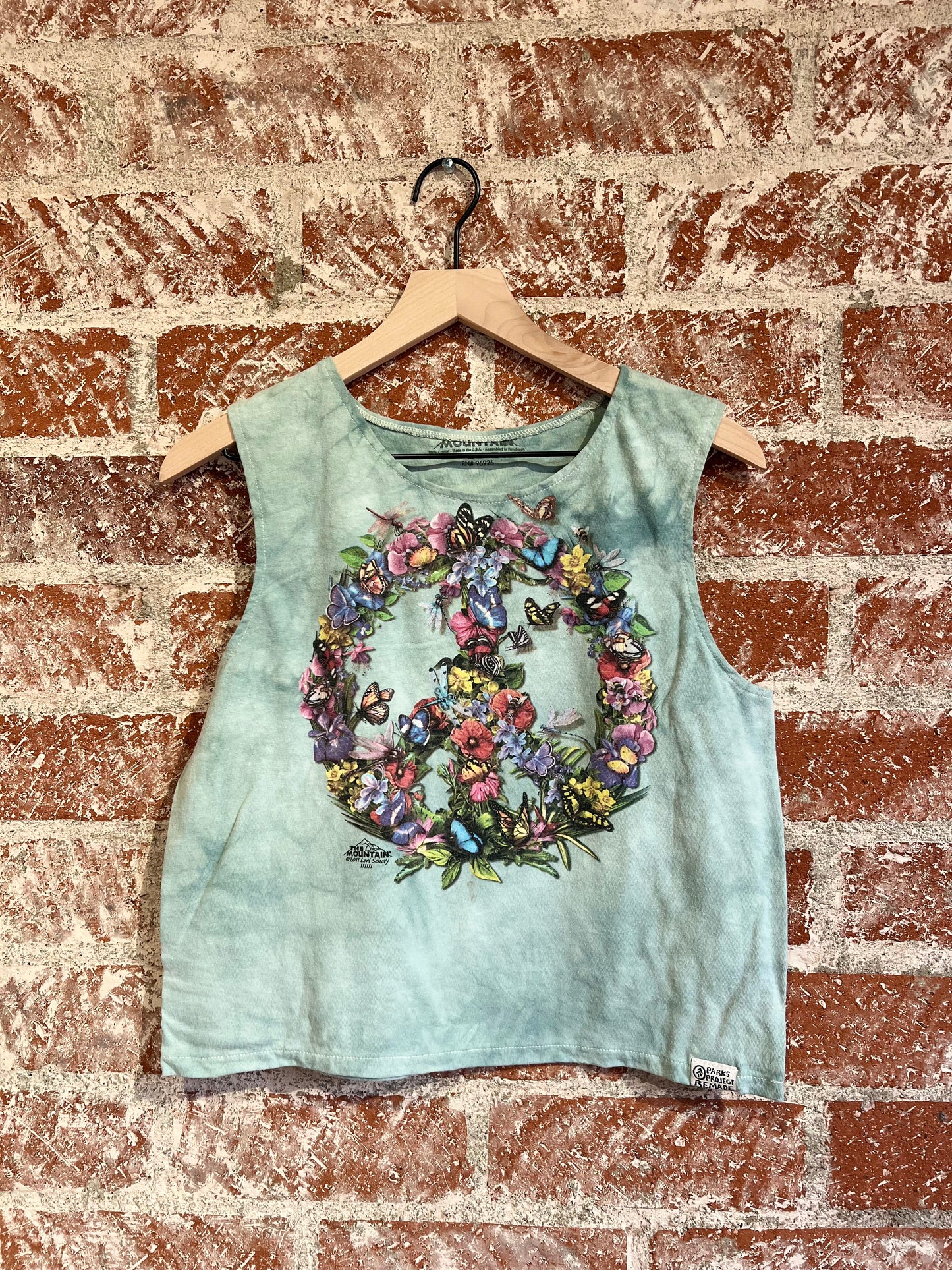 Remade: Recut Tank: Floral Peace