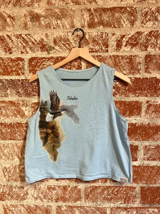 Remade: Recut Tank: Idaho Sky
