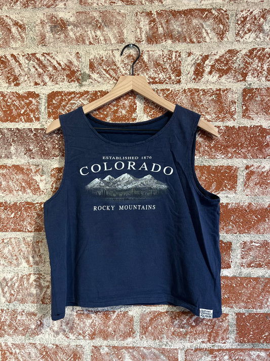 Remade: Recut Tank: Colorado Rockies
