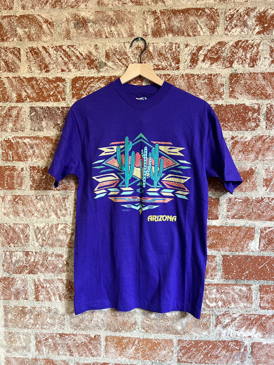 Vintage Tee: Arizona Saguaro Purple