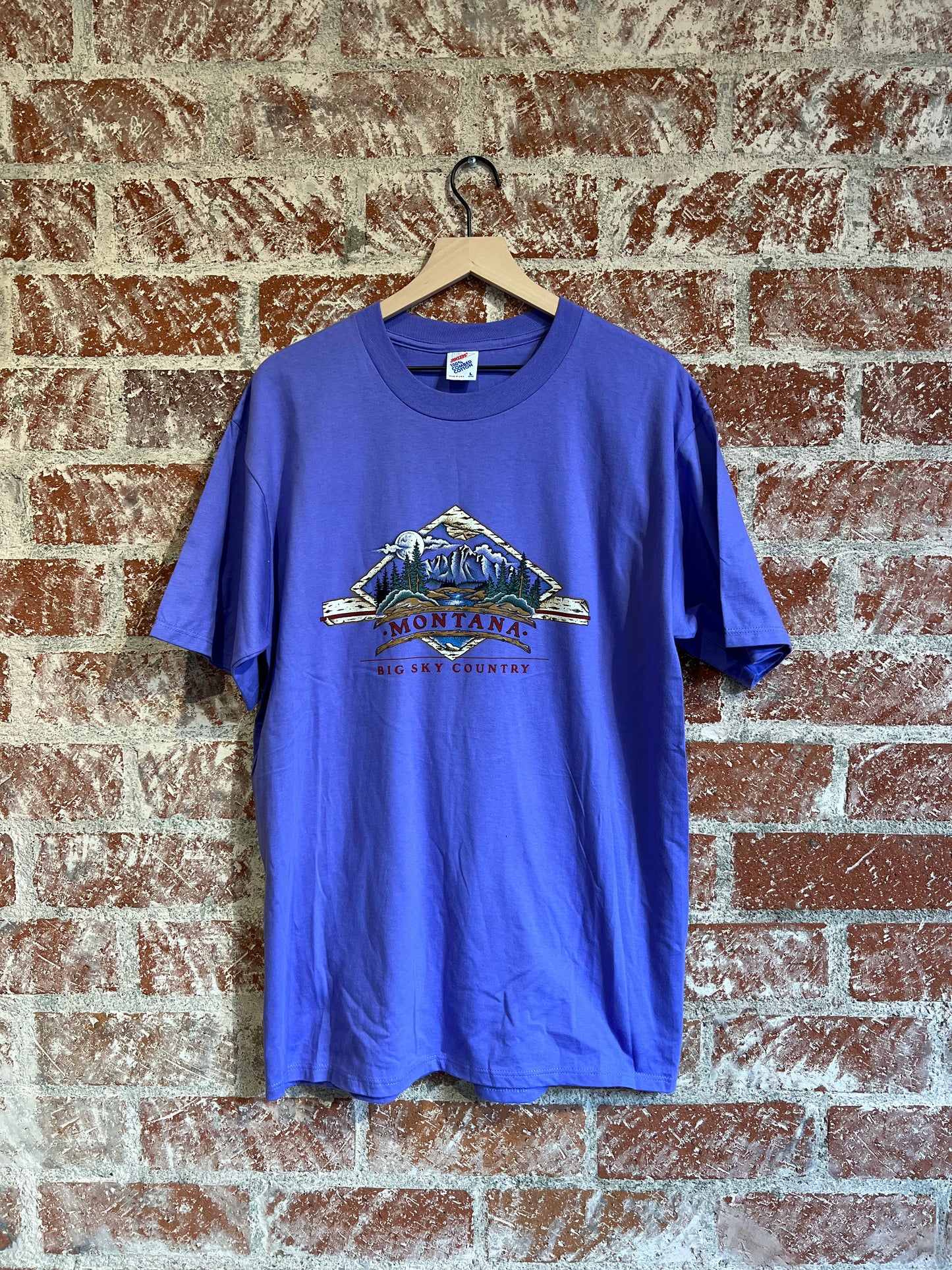 Vintage Tee: Montana Purple Sky