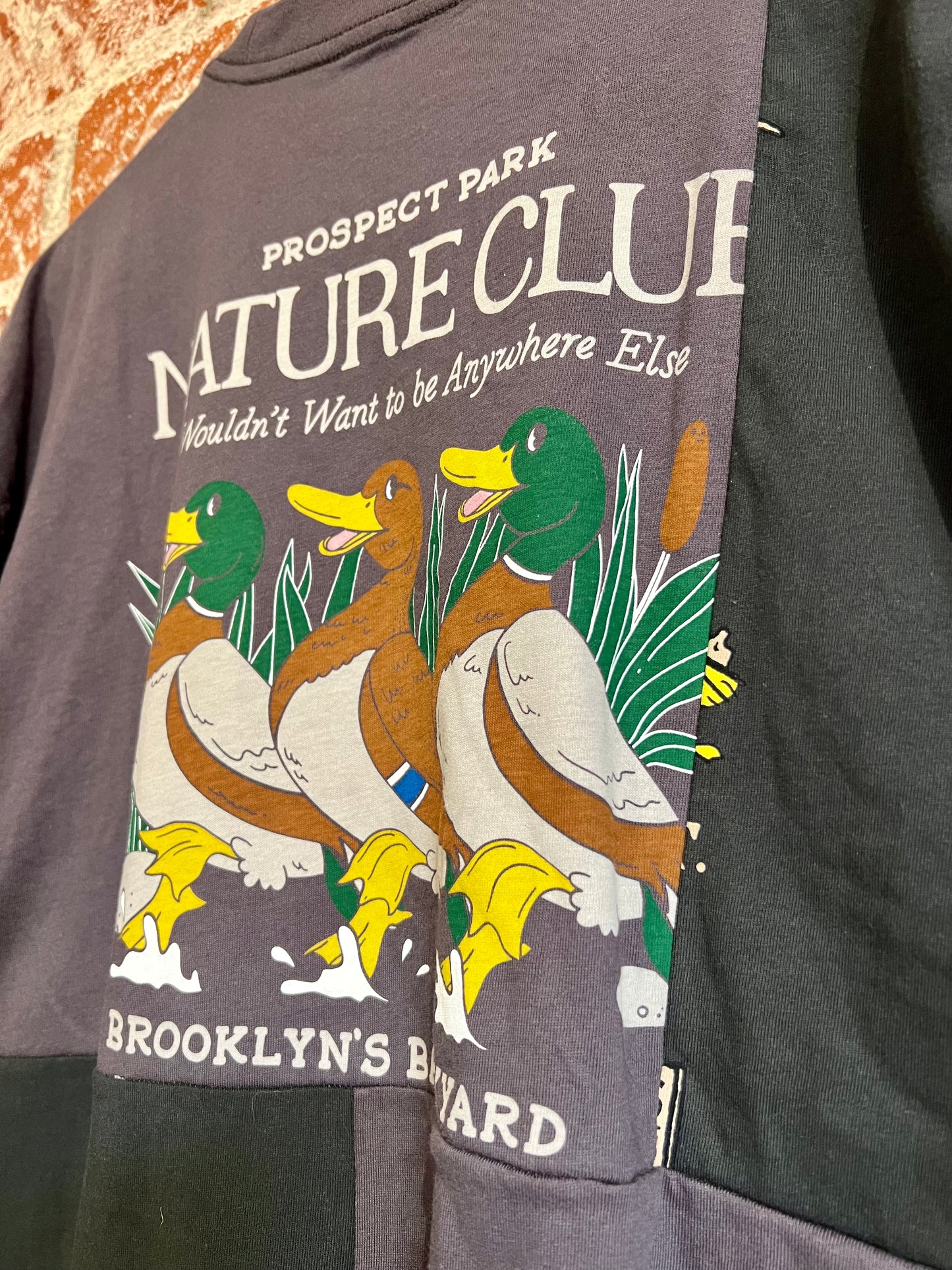 Remade Tee: Nature Club Grey