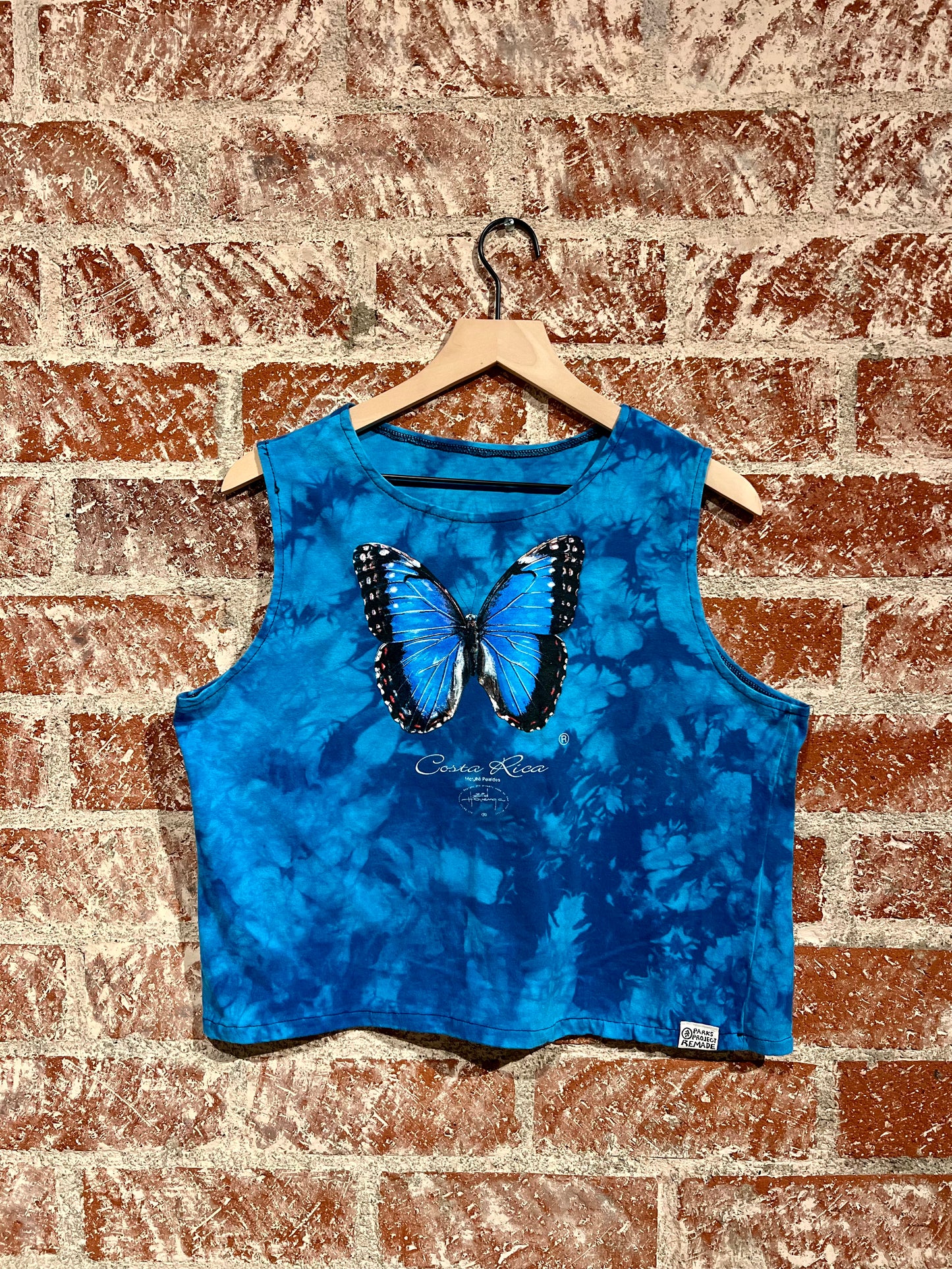 Remade Tank L: Morpho Butterfly
