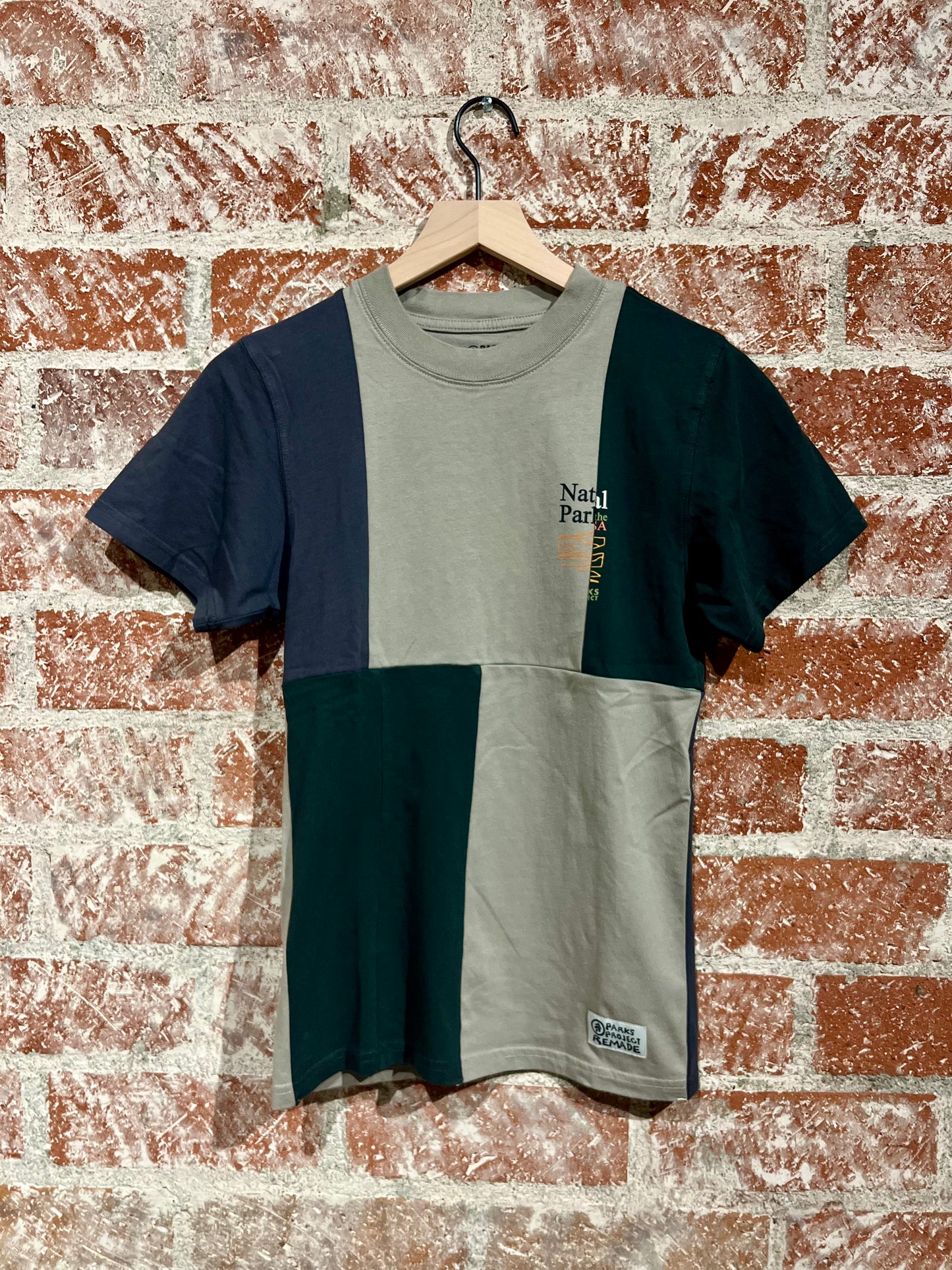 Remade Tee XXXS: USA National Parks Khaki