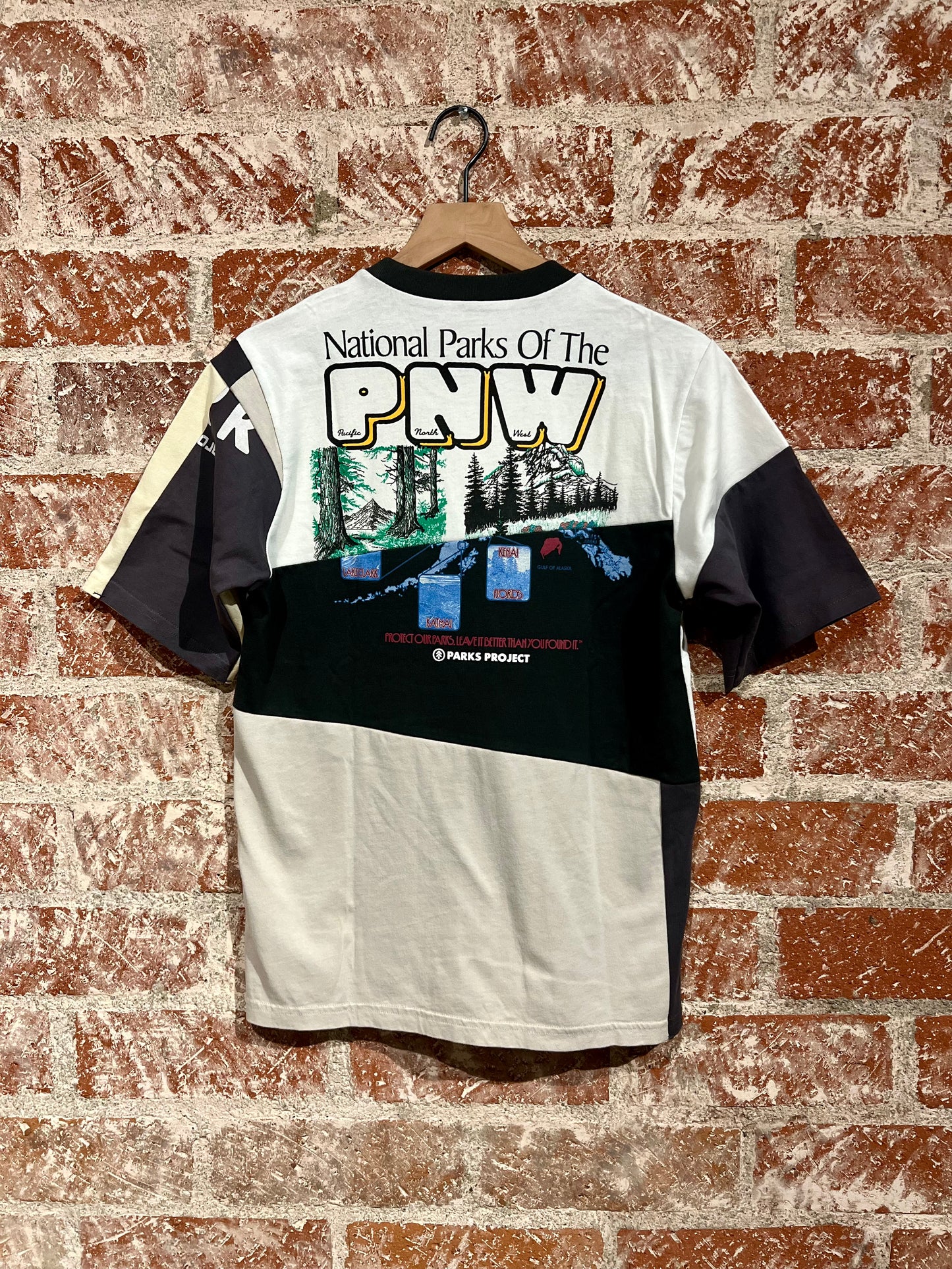 Remade Tee XXS: PNW Parks Splice