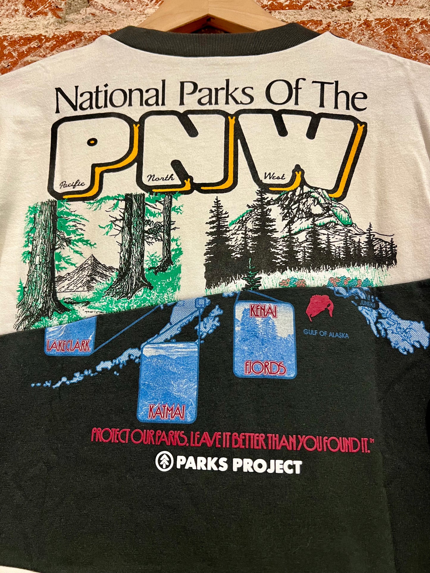 Remade Tee XXS: PNW Parks Splice