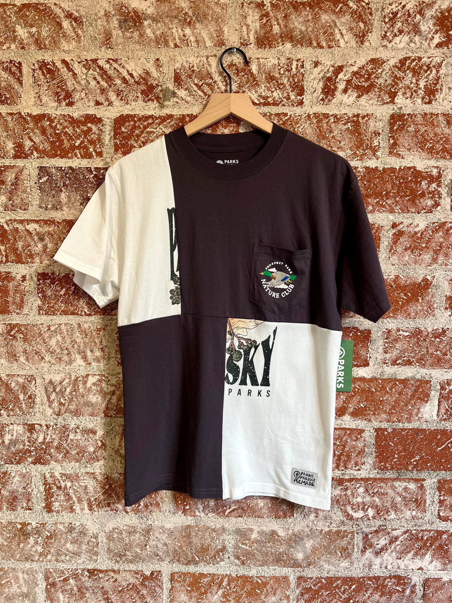 Remade Tee XS: Nature Club Sky