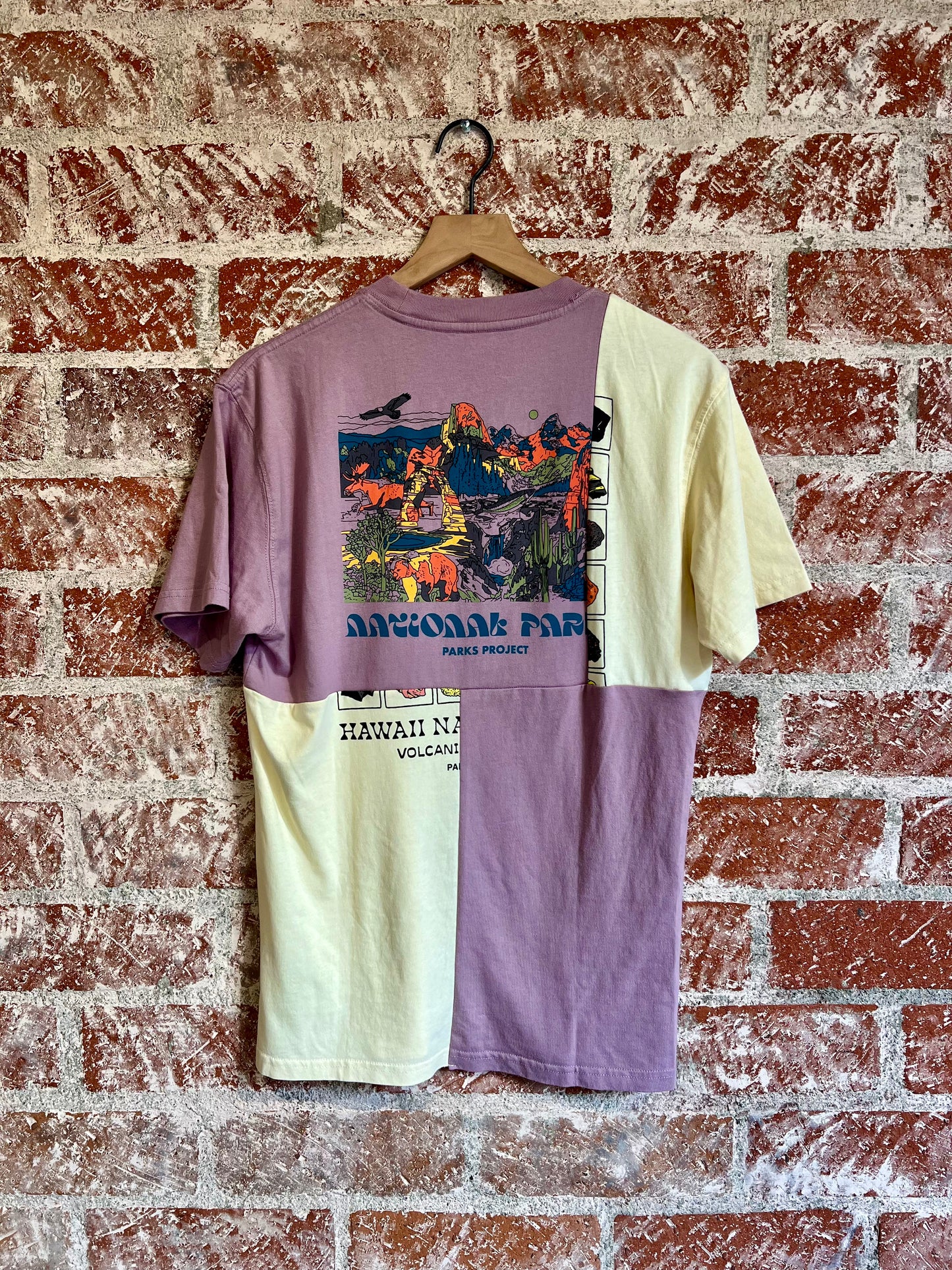 Remade Tee XS: National Parks Purple