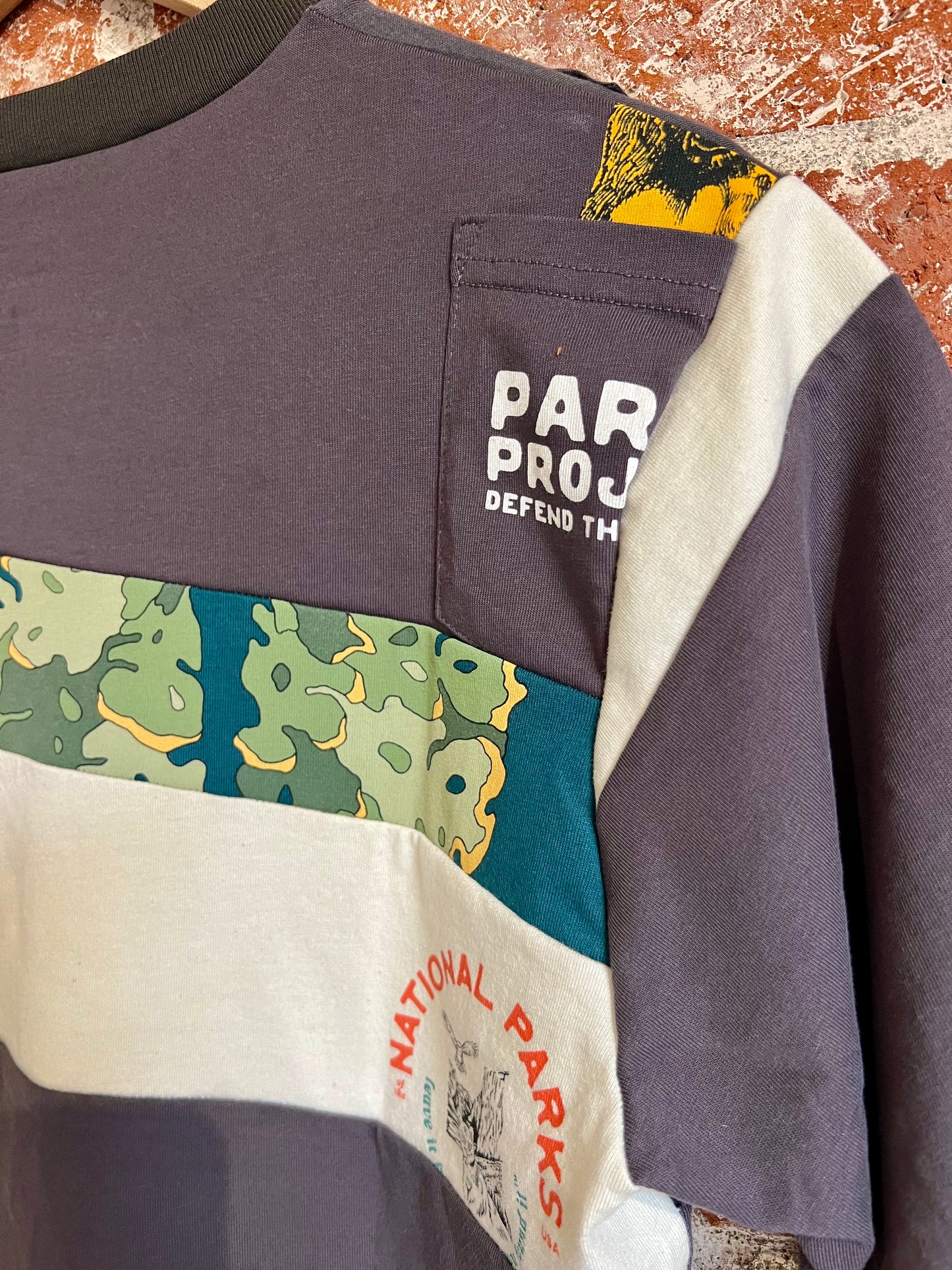 Remade Tee S: Big Sur Pocket Splice