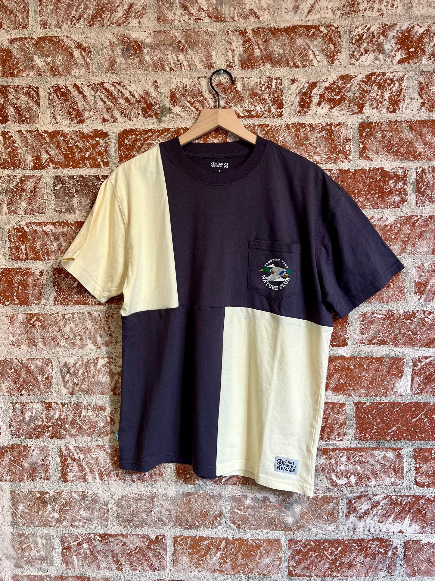 Remade Tee M: Nature Club Cream
