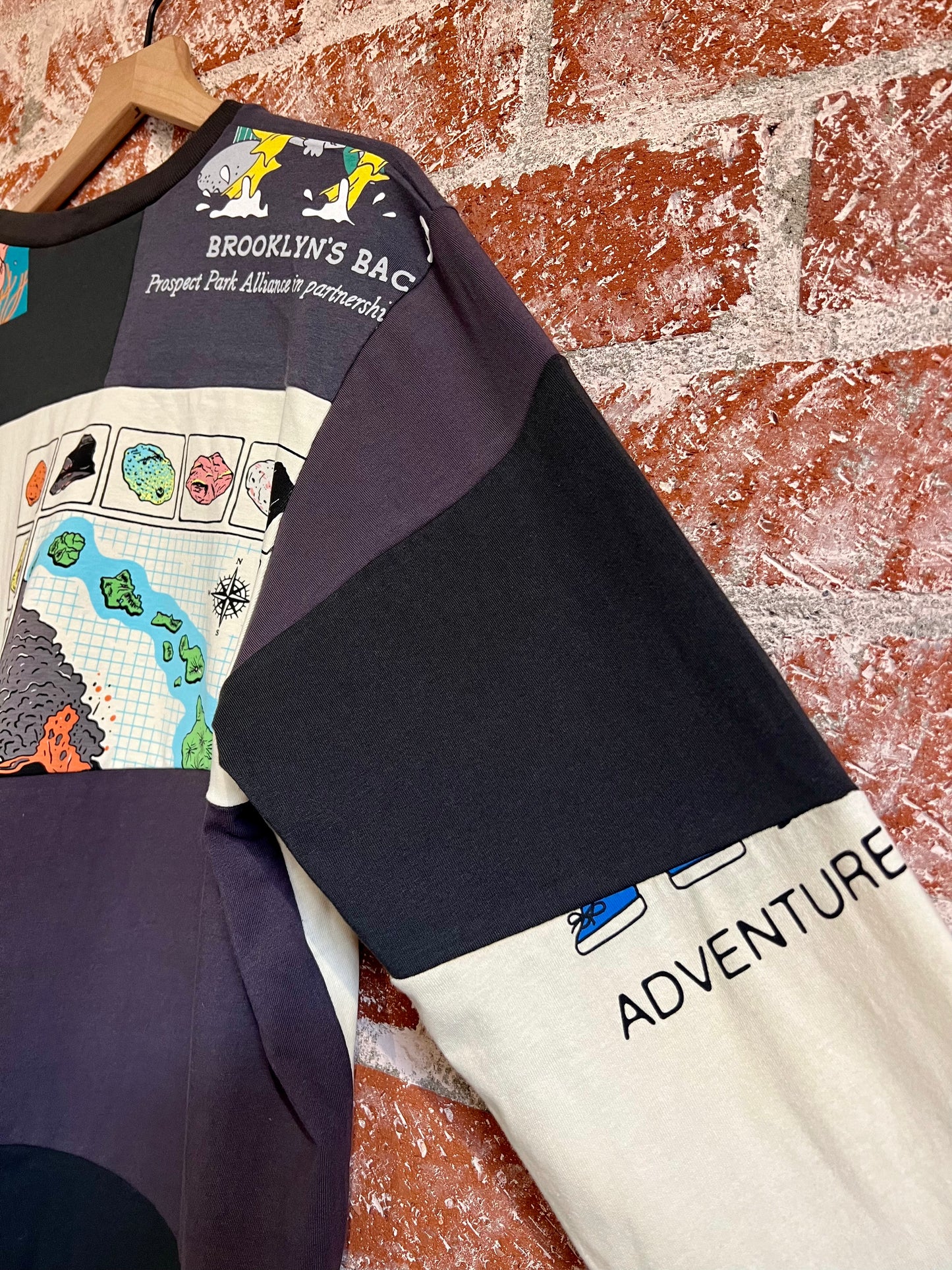 Remade Tee XXL: Big Sur Hawaii Splice