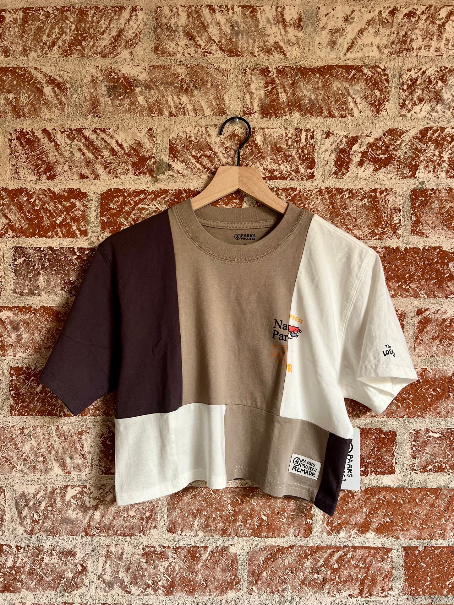 Remade Crop Tee XXS: National Parks Checklist Lorax