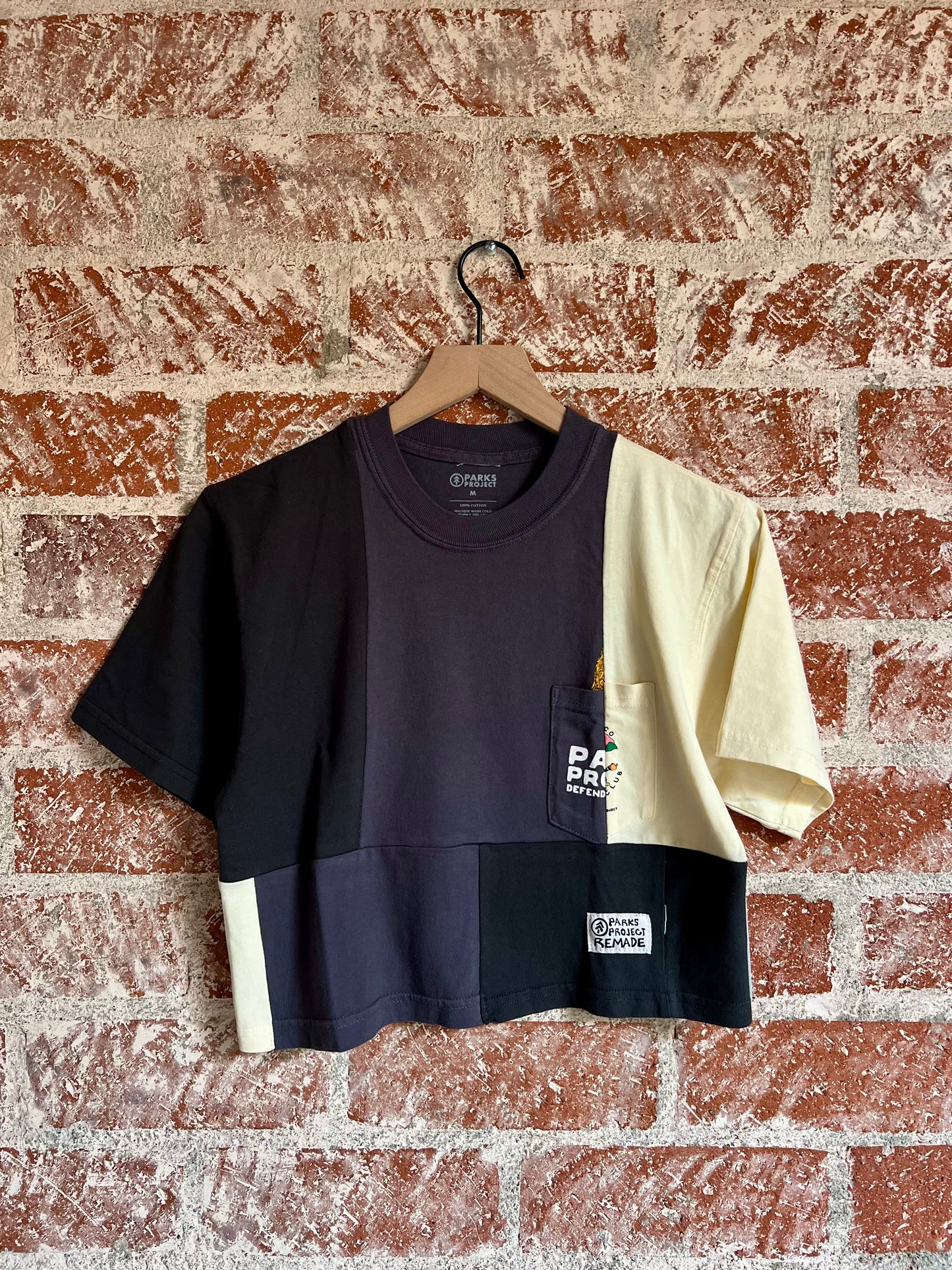Remade Crop Tee XXS: Defend Parks Light