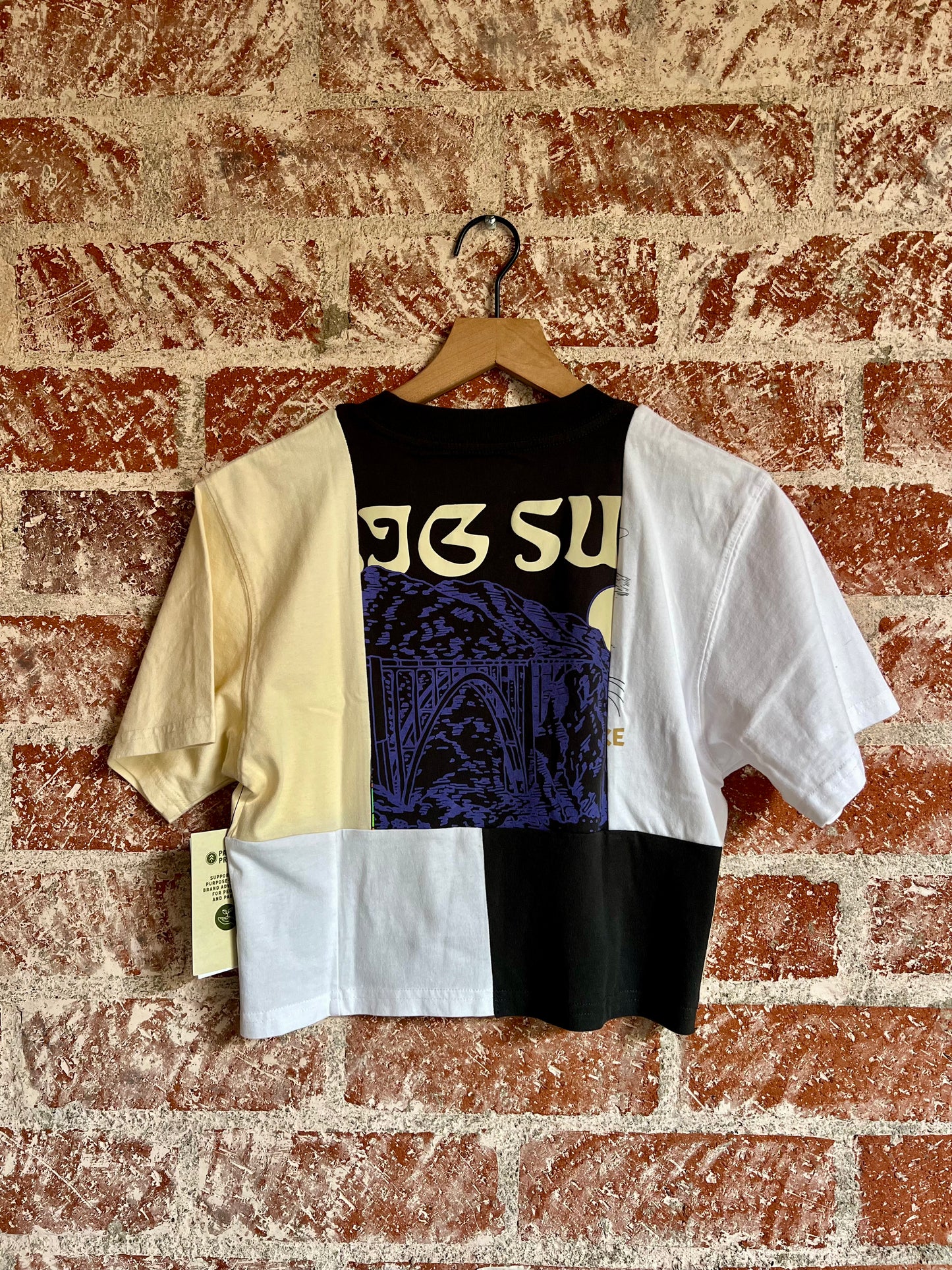 Remade Crop Tee XXS: Big Sur Light