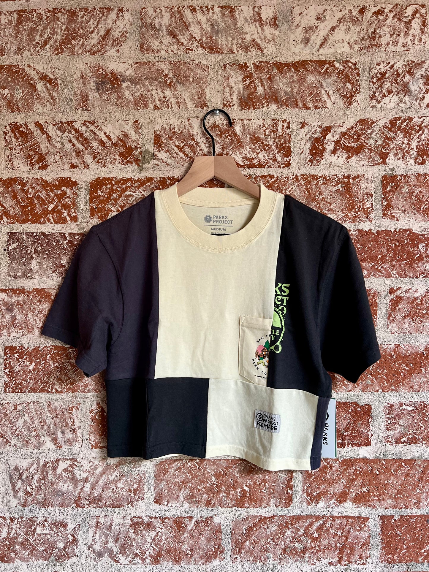 Remade Crop Tee XXS: SF Park Lovers Scale